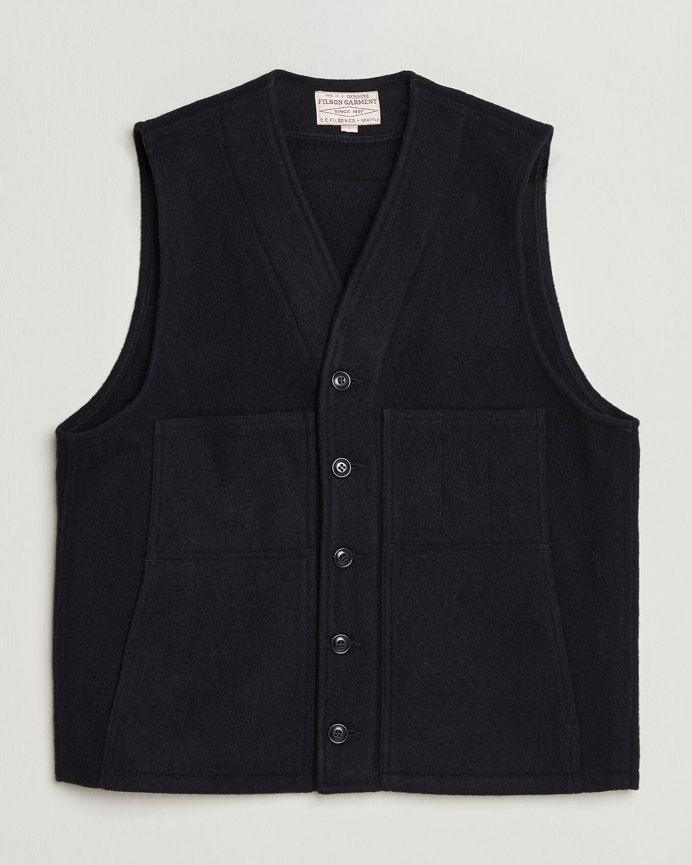 Mies | Ulkoliivit | Filson | Mackinaw Wool Vest Navy