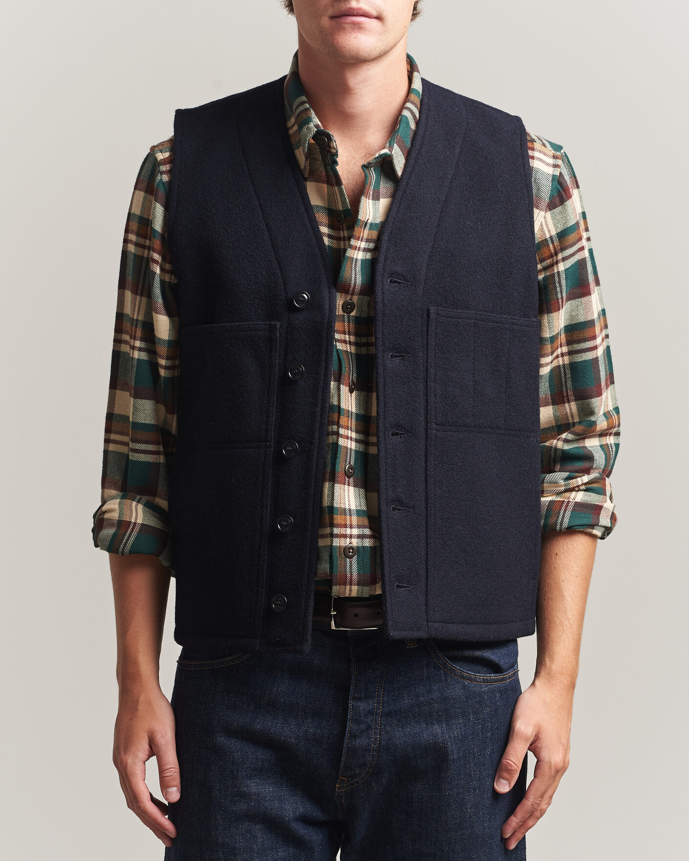 Mies | Ulkoliivit | Filson | Mackinaw Wool Vest Navy