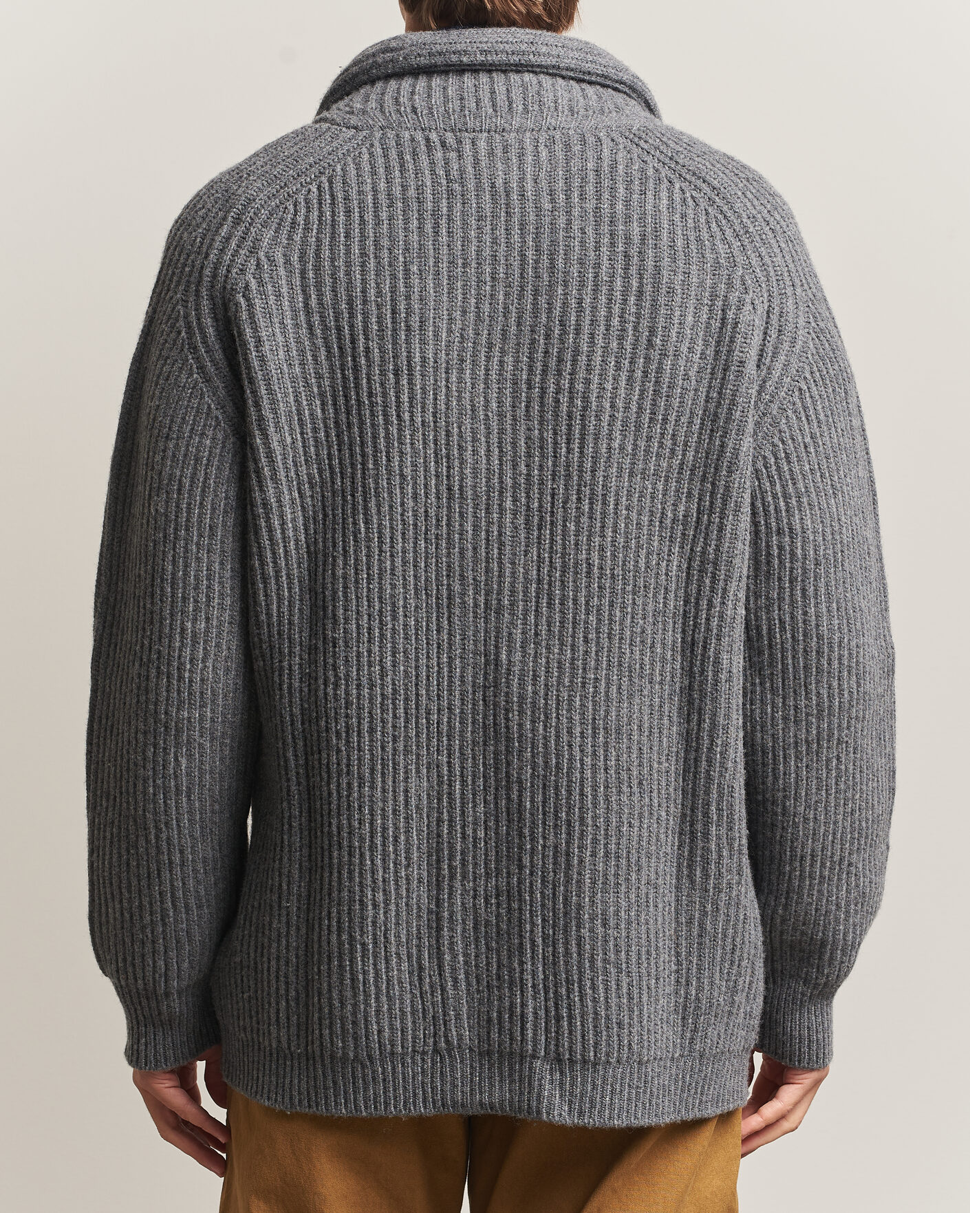 Mies | Puserot | Filson | Bristol Cardigan Sweater Medium Grey Melange