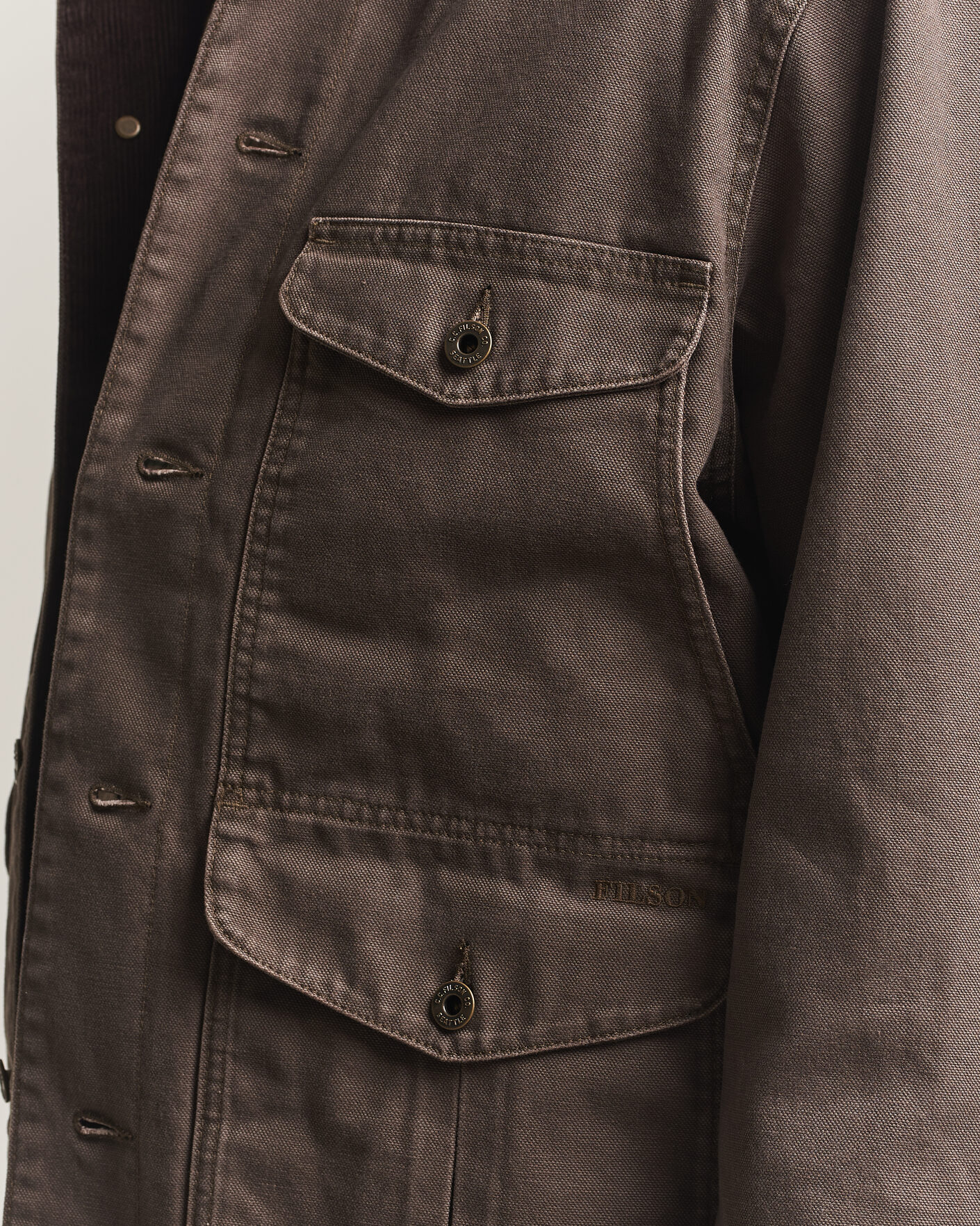 Mies | Takit | Filson | Rustic Canvas Journeyman Canvas Jacket Bark