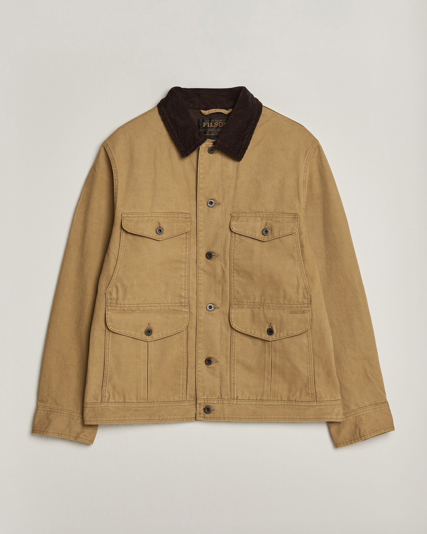 Mies | Takit | Filson | Rustic Canvas Journeyman Canvas Jacket Antique Bronze