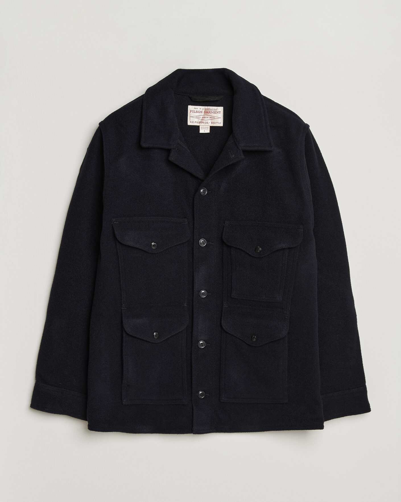 Mies | Takit | Filson | Mackinaw Wool Cruiser Dark Navy