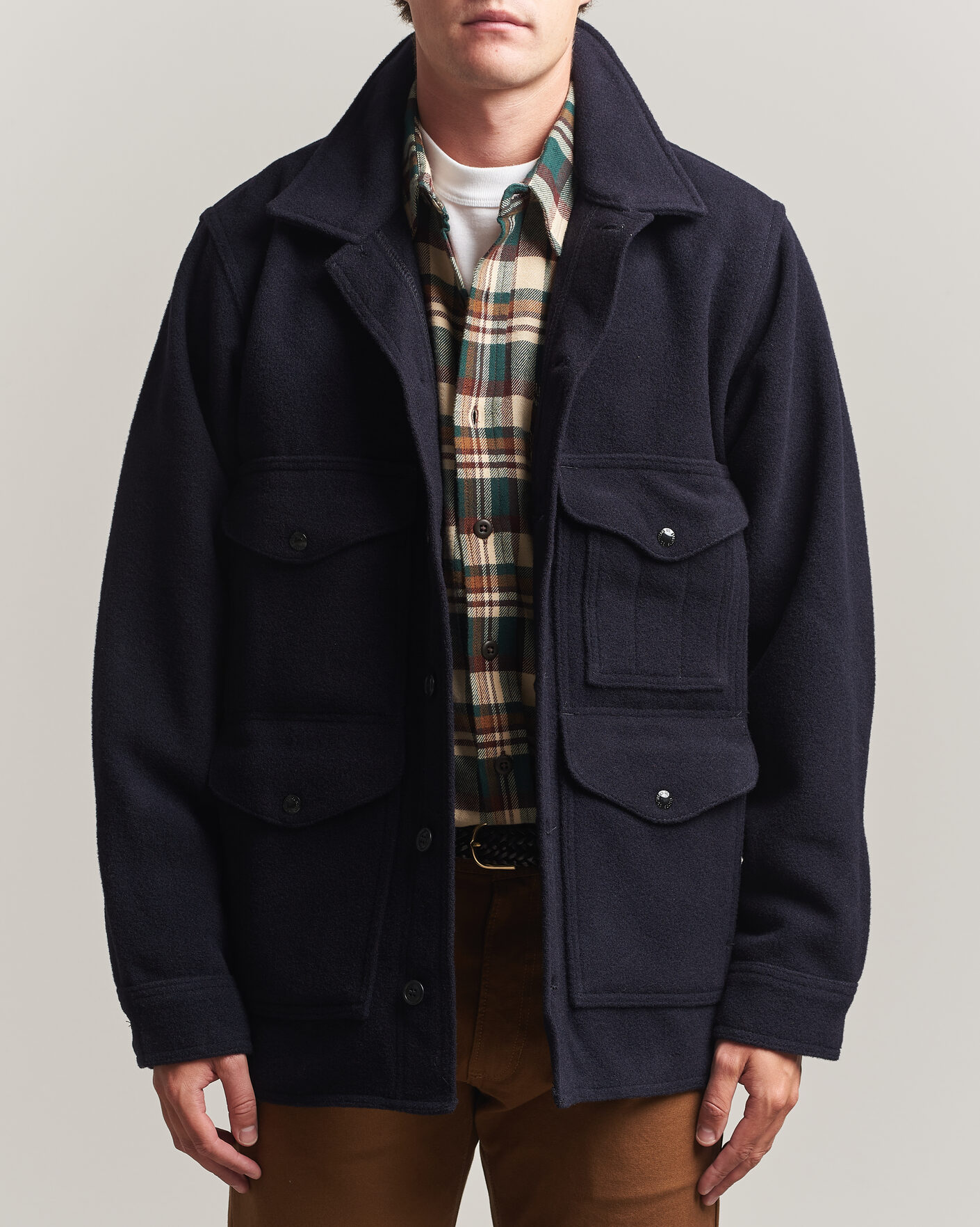 Mies | Takit | Filson | Mackinaw Wool Cruiser Dark Navy
