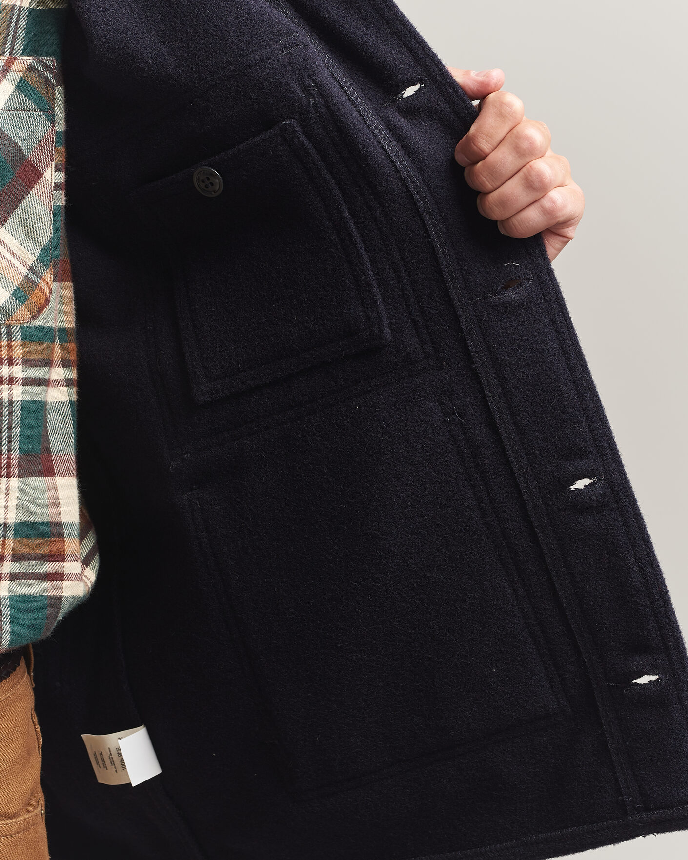 Mies | Takit | Filson | Mackinaw Wool Cruiser Dark Navy