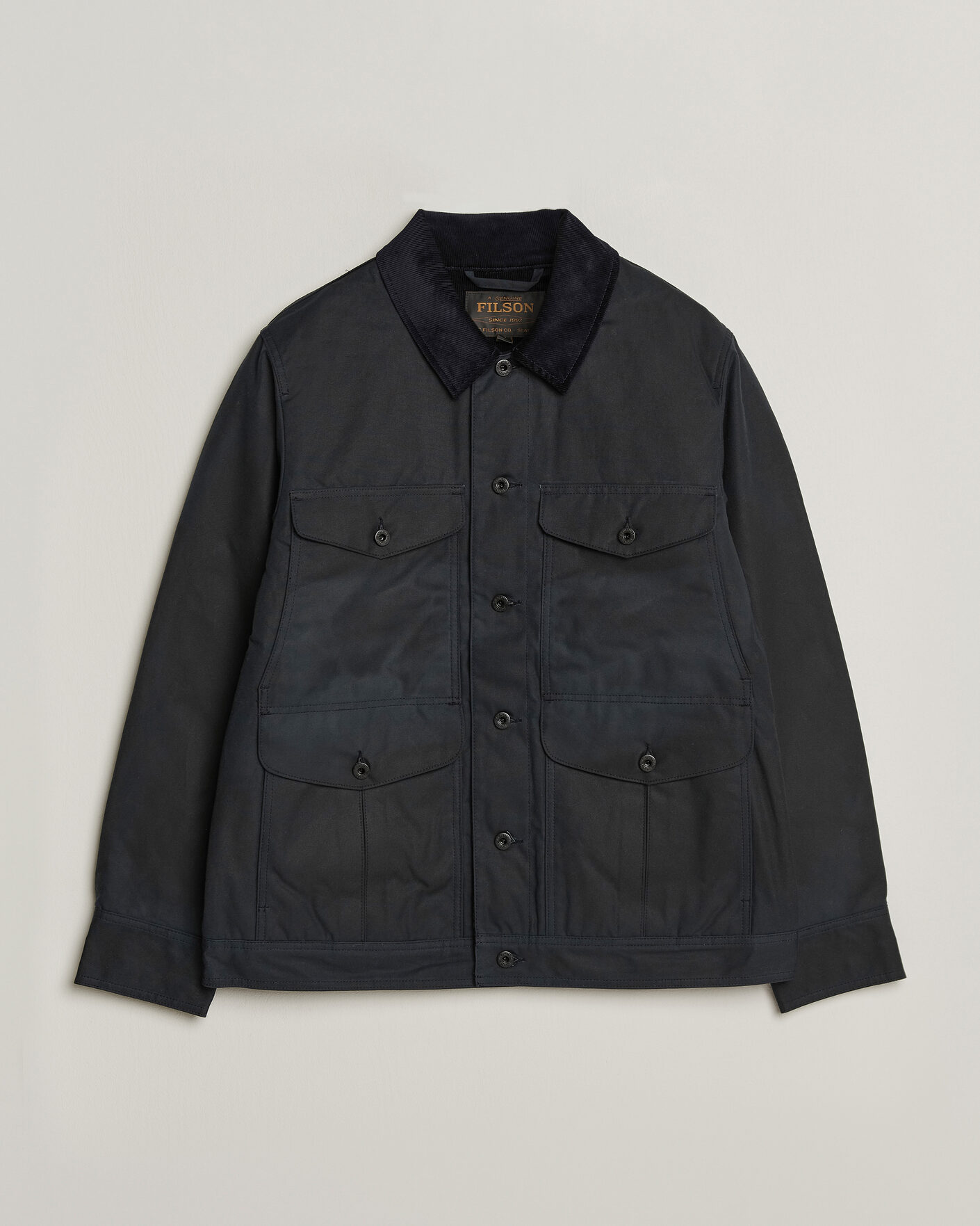 Mies | Takit | Filson | Journeyman Cotton Shelter Cloth Jacket Harbor Blue