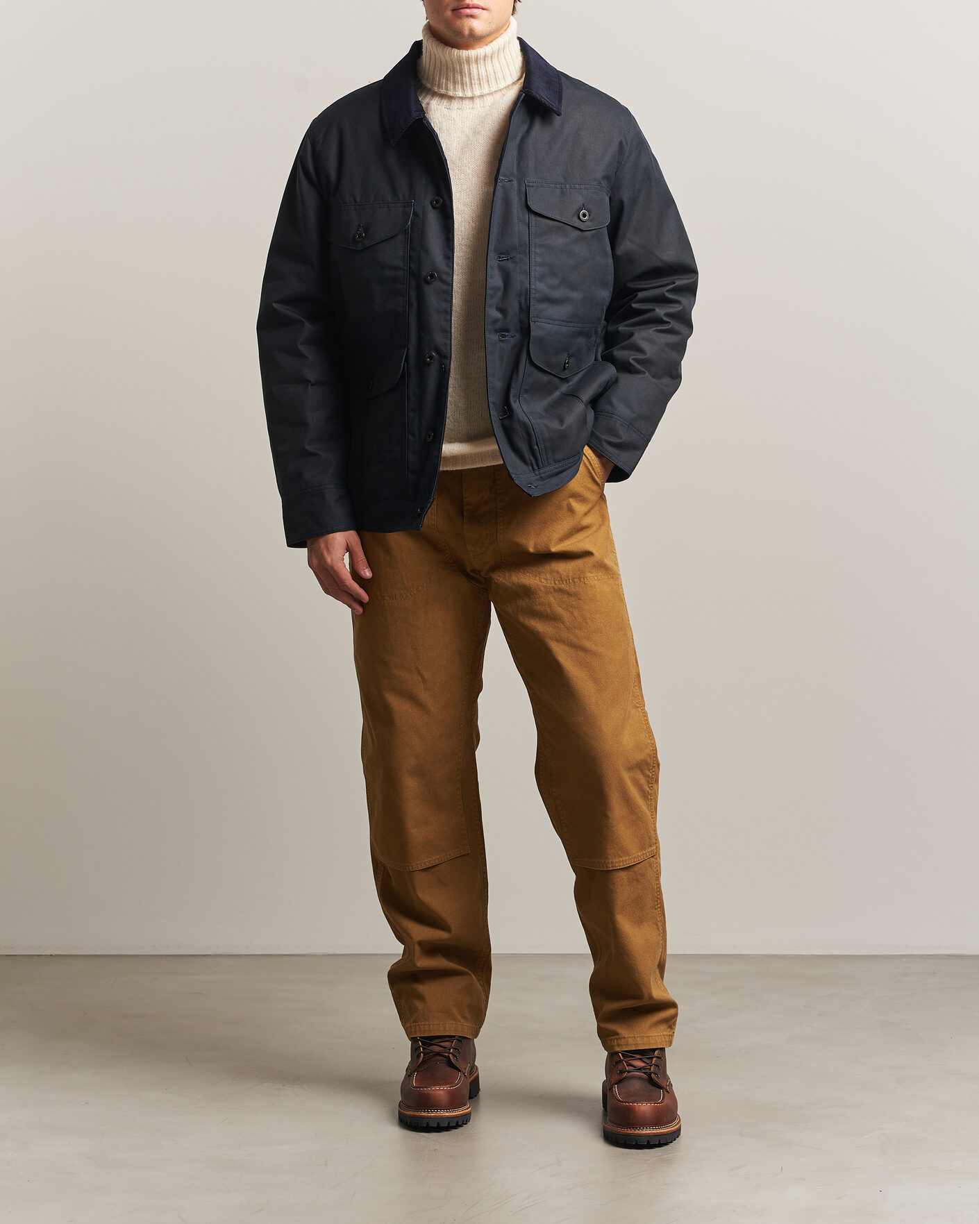 Mies | Takit | Filson | Journeyman Cotton Shelter Cloth Jacket Harbor Blue