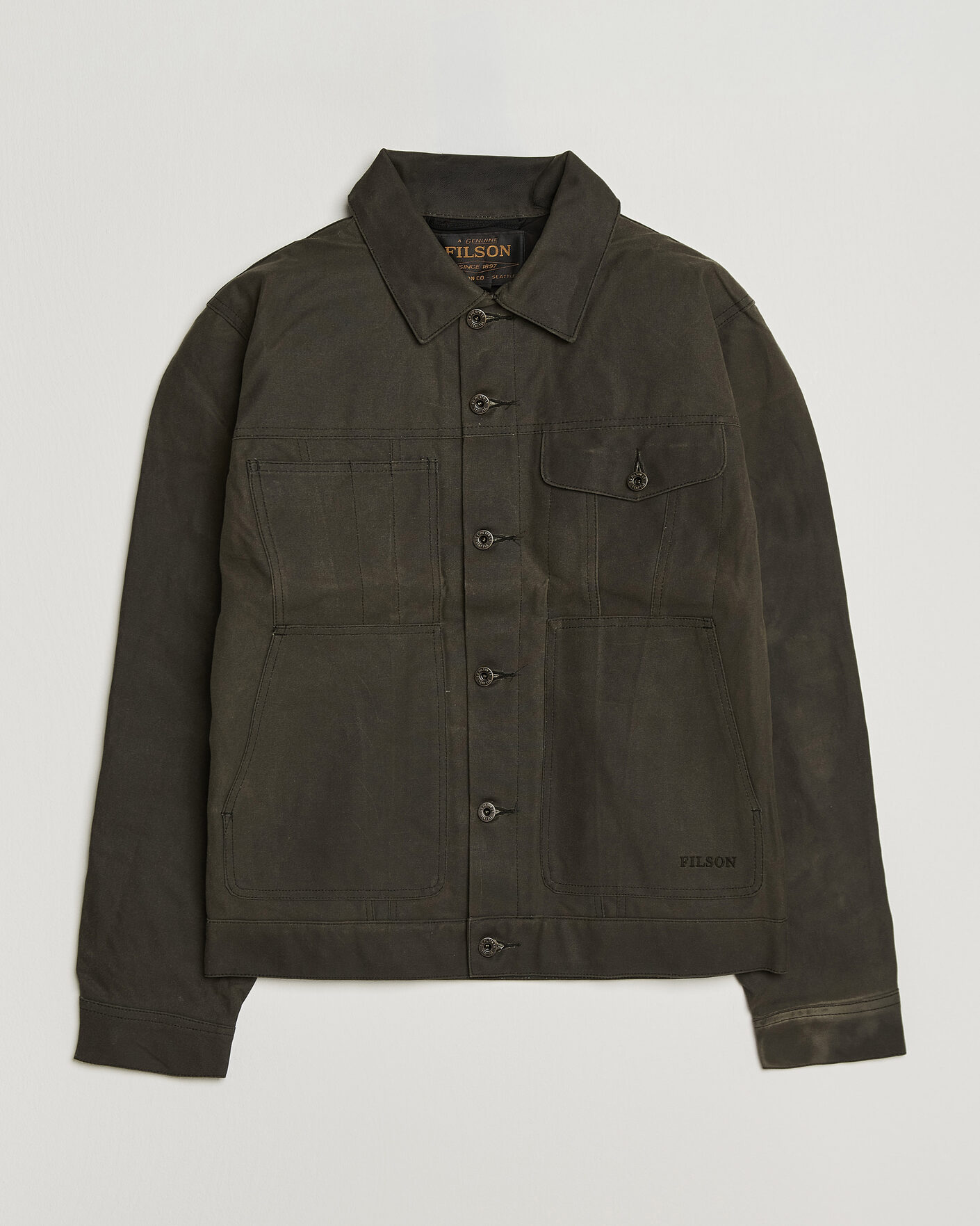 Mies | Takit | Filson | Short Lined Tin Cloth Cruiser Beluga