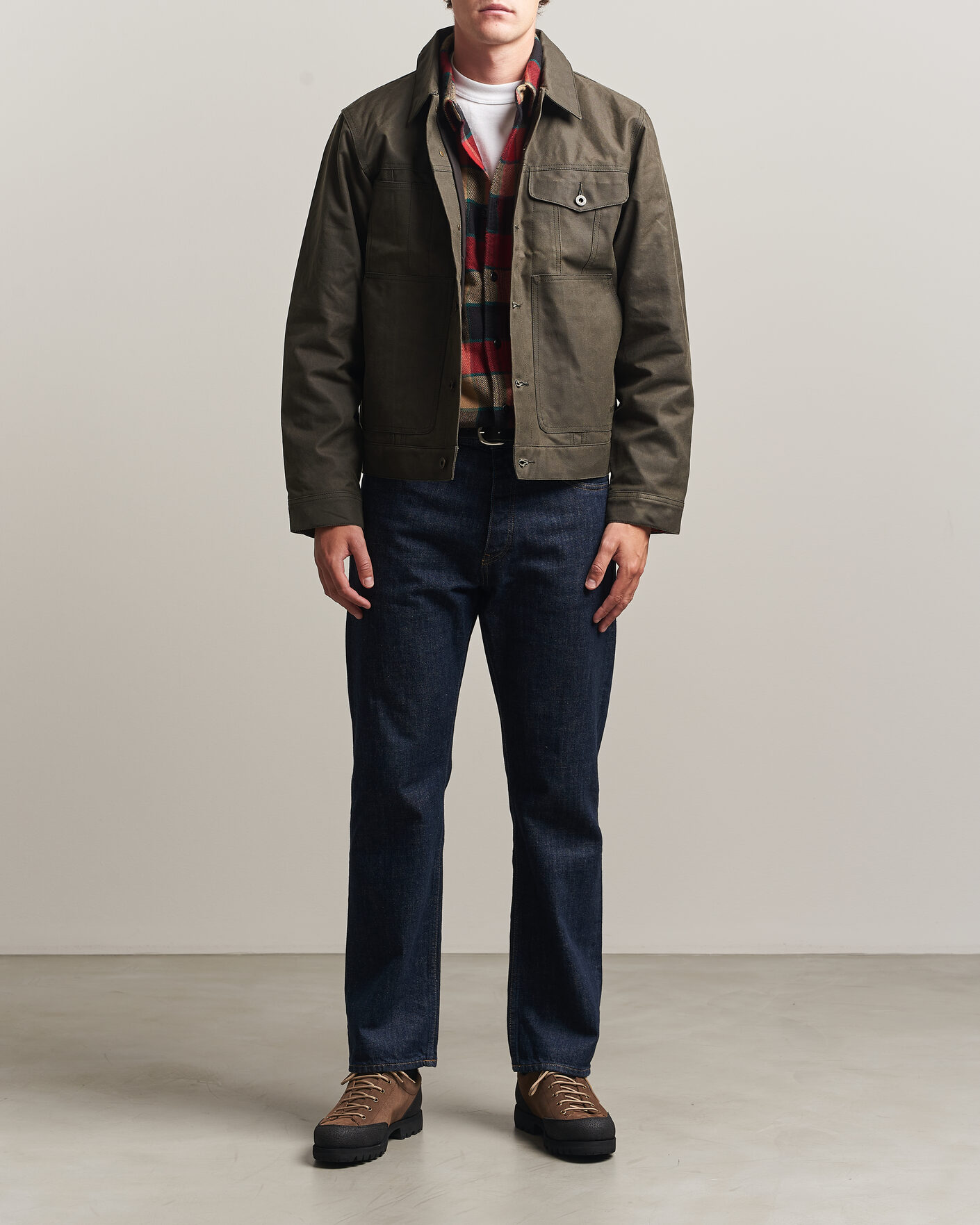 Mies | Takit | Filson | Short Lined Tin Cloth Cruiser Beluga