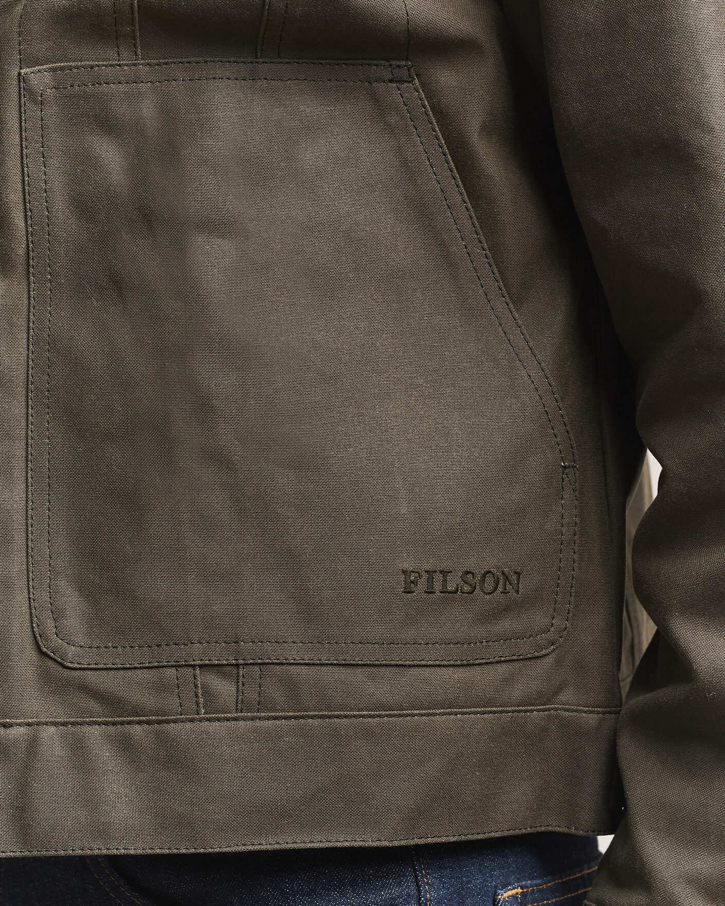 Mies | Takit | Filson | Short Lined Tin Cloth Cruiser Beluga