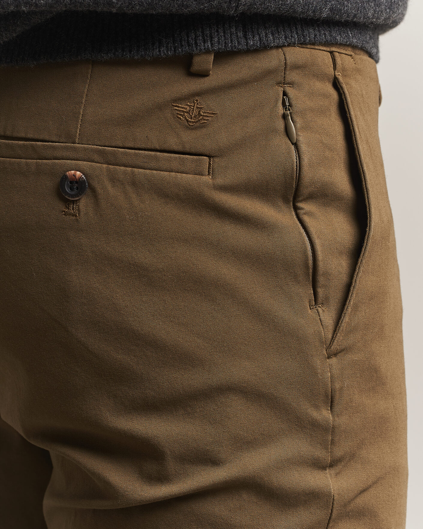 Mies | Housut | Dockers | Cotton Slim Chino Dark Moss