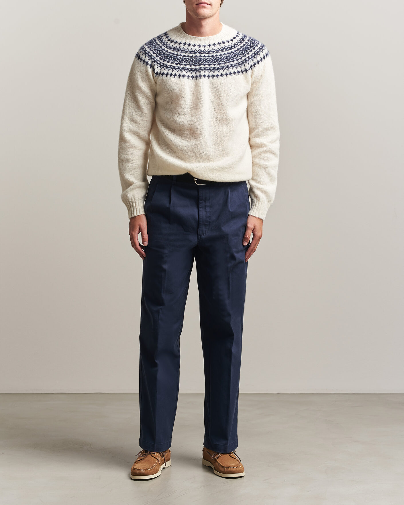 Mies | Housut | Dockers | Original Pleated Chino Loose Navy