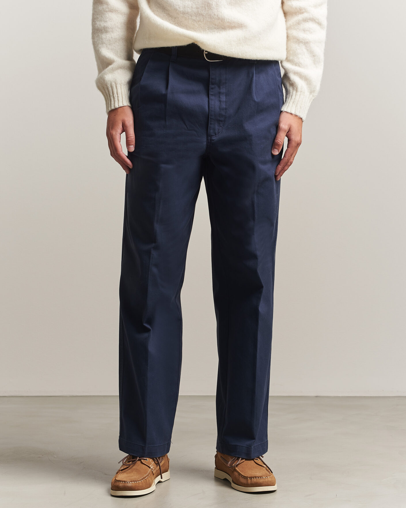 Mies | Housut | Dockers | Original Pleated Chino Loose Navy