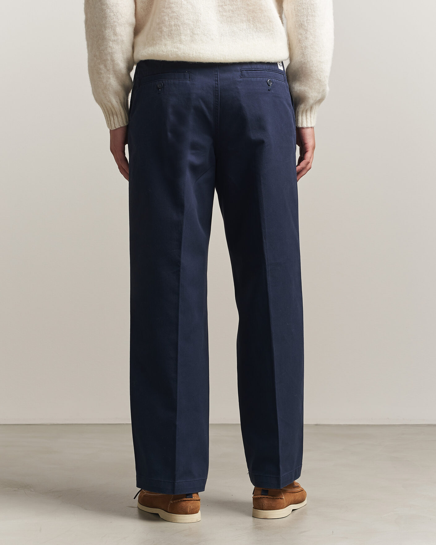 Mies | Housut | Dockers | Original Pleated Chino Loose Navy