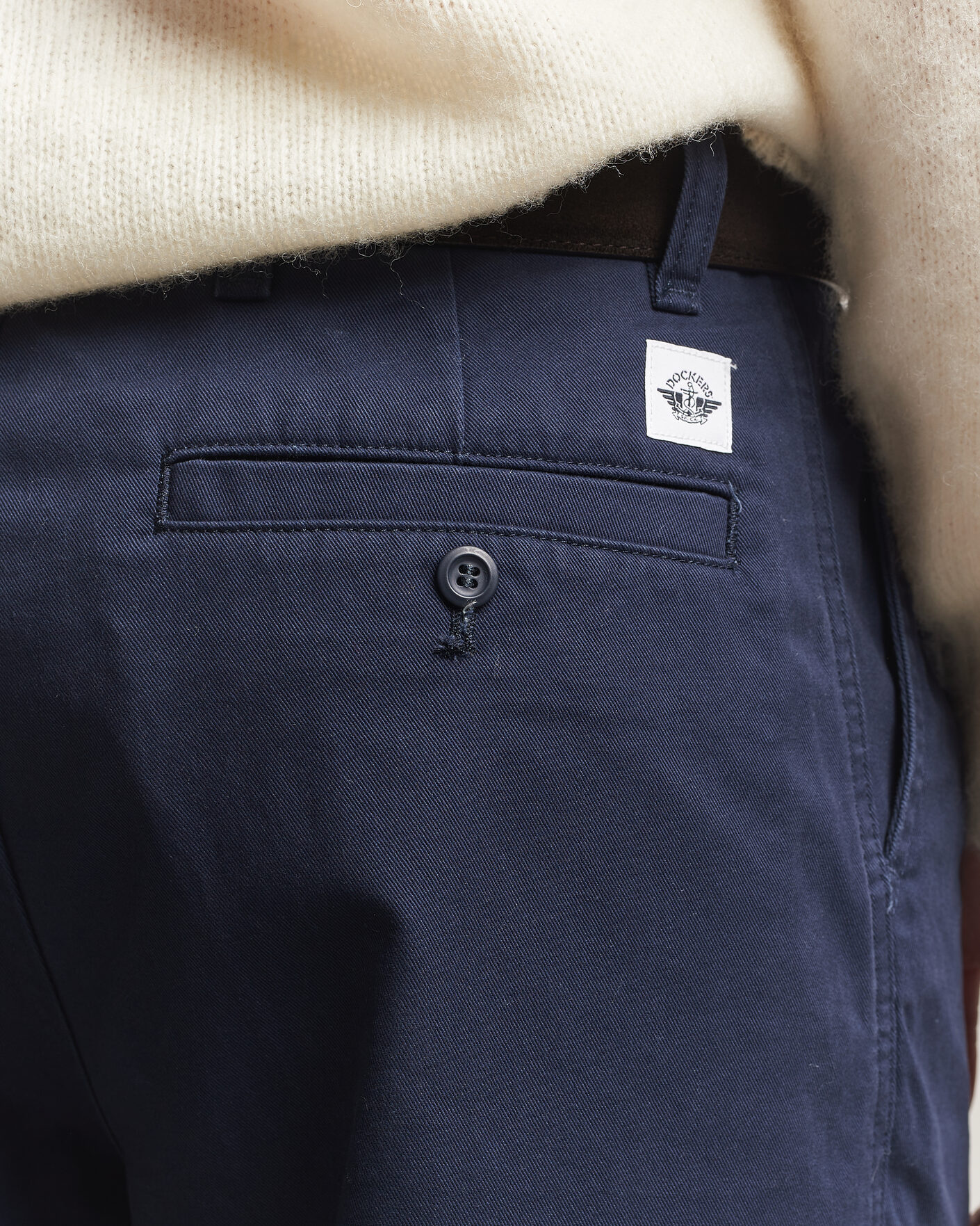 Mies | Housut | Dockers | Original Pleated Chino Loose Navy