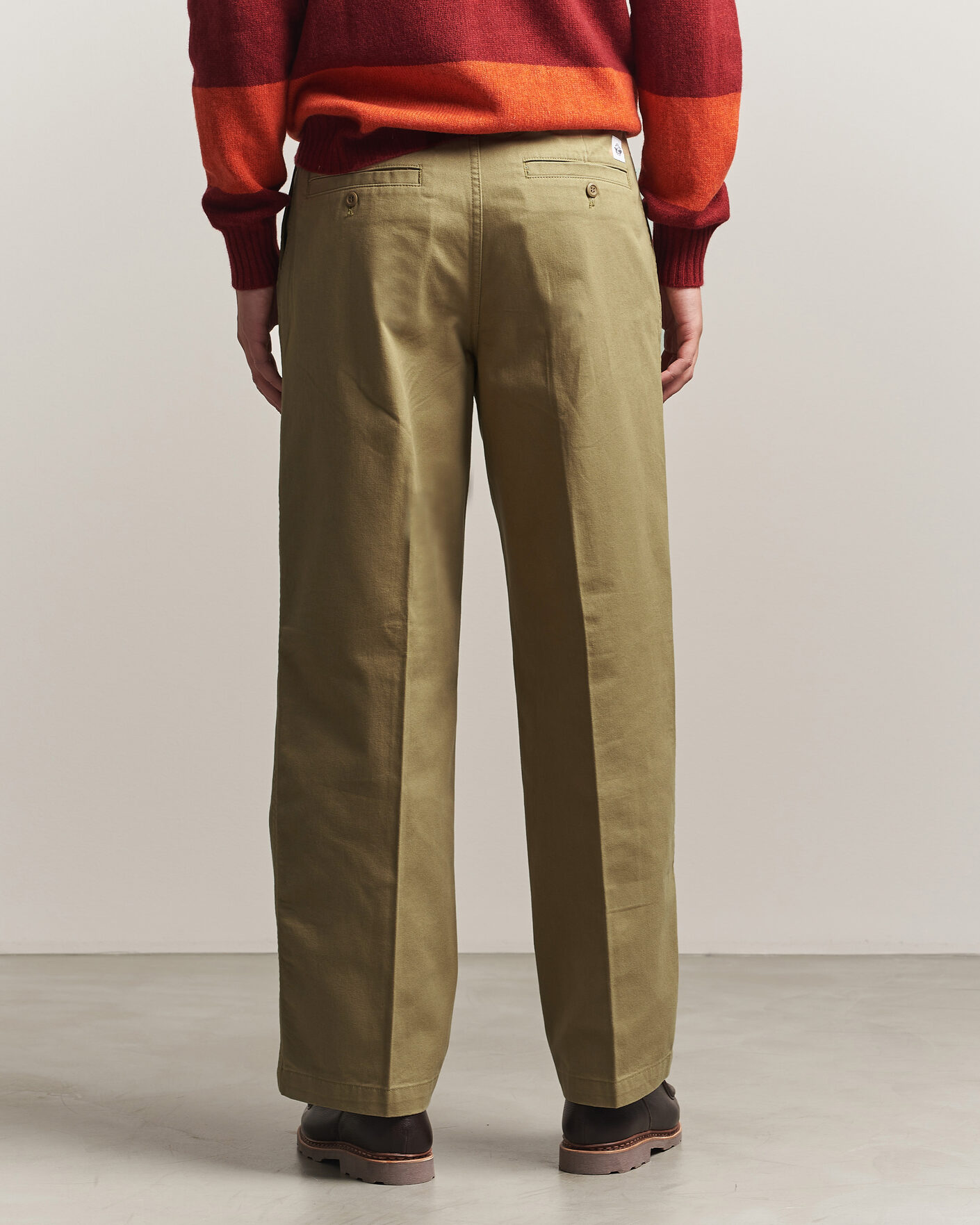 Mies | Housut | Dockers | Original Pleated Chino Loose British Khaki