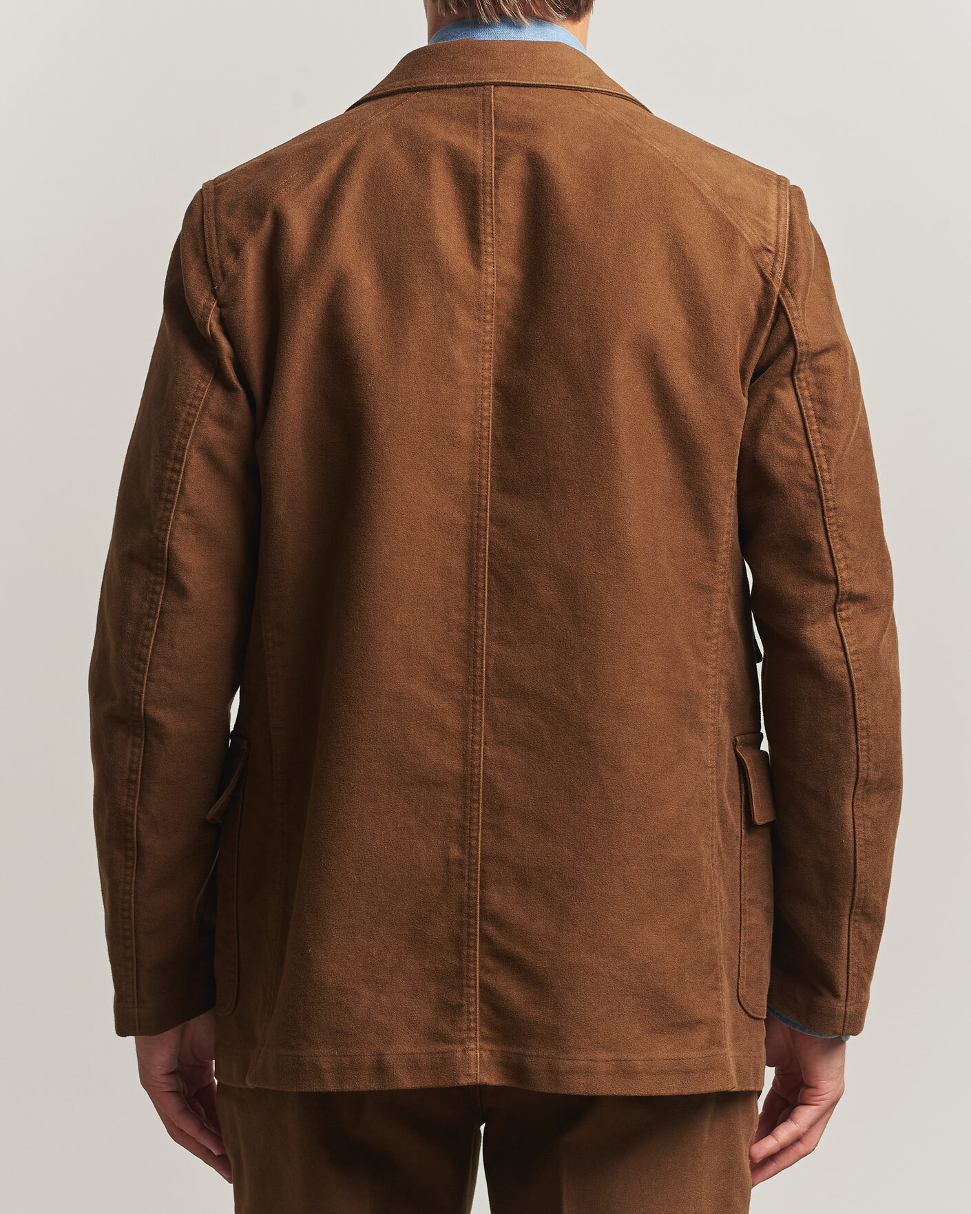 Mies | Pikkutakit | Drake's | MKIV Japanese Moleskin Games Blazer Brown