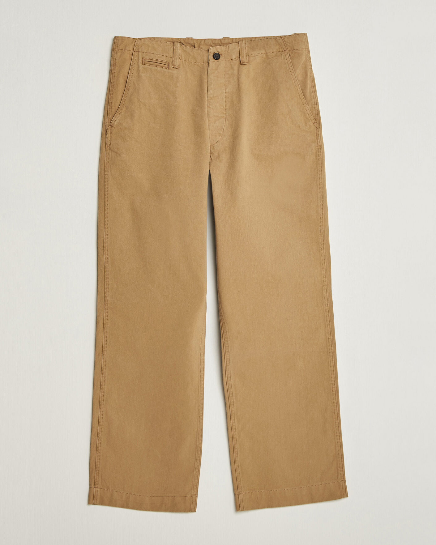 Mies | Housut | Drake's | Twill Officer Chino Beige