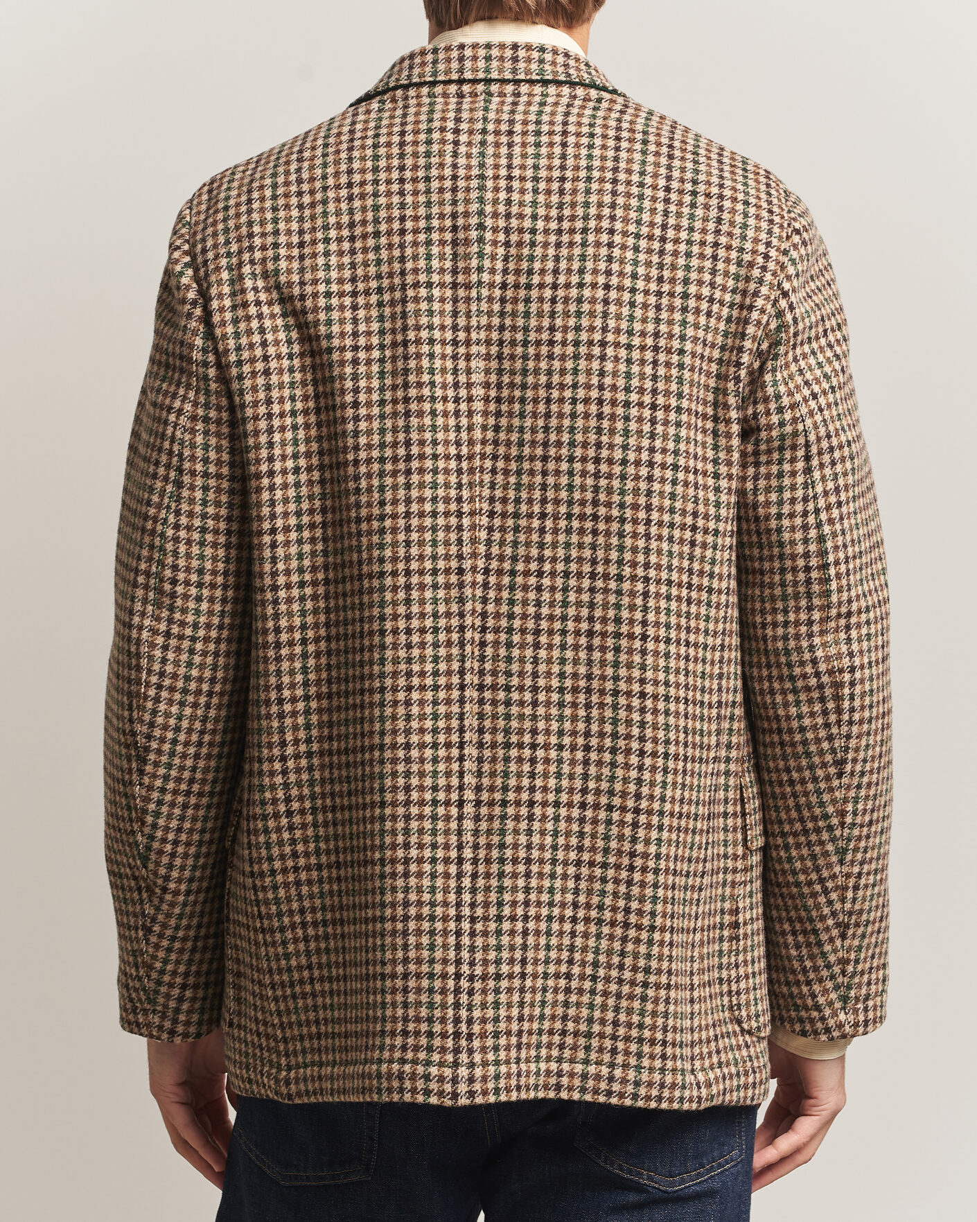 Mies | Pikkutakit | Drake's | MKVII Tweed Houndcheck Games Blazer Brown