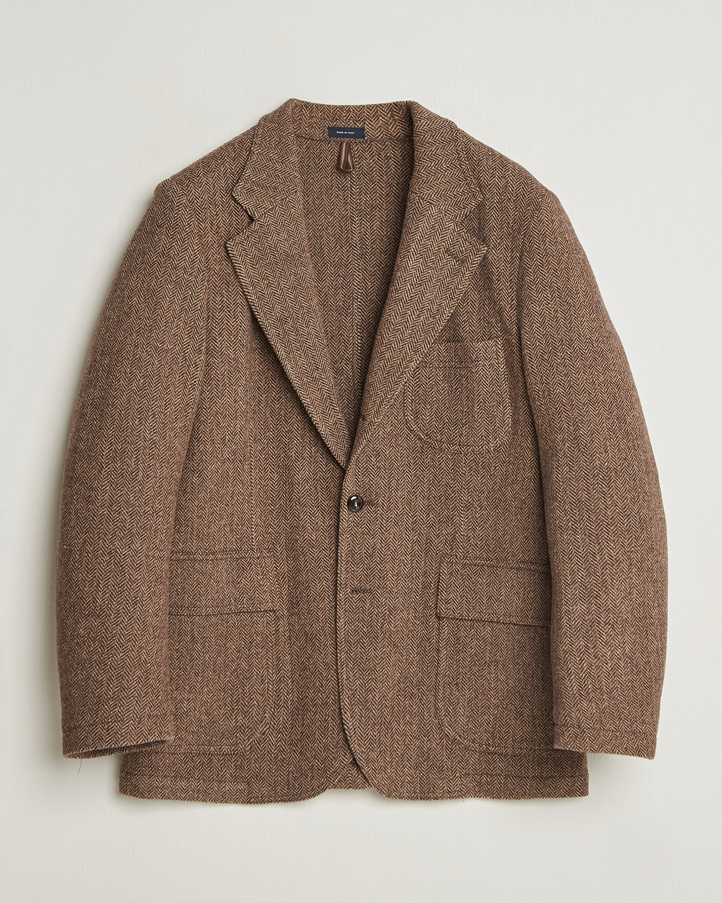 Mies | Pikkutakit | Drake's | MKVII Tweed Herringbone Games Blazer Brown