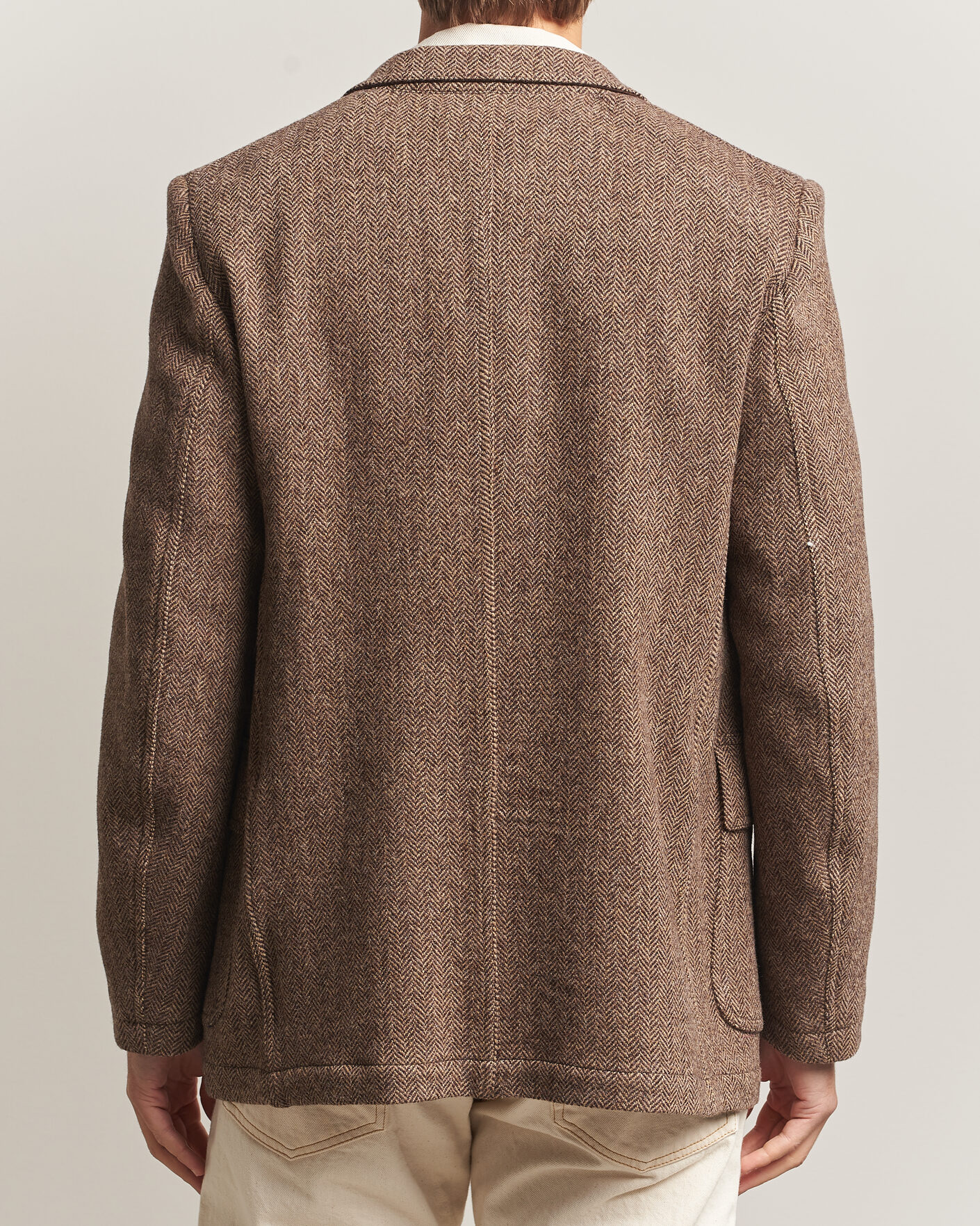 Mies | Pikkutakit | Drake's | MKVII Tweed Herringbone Games Blazer Brown