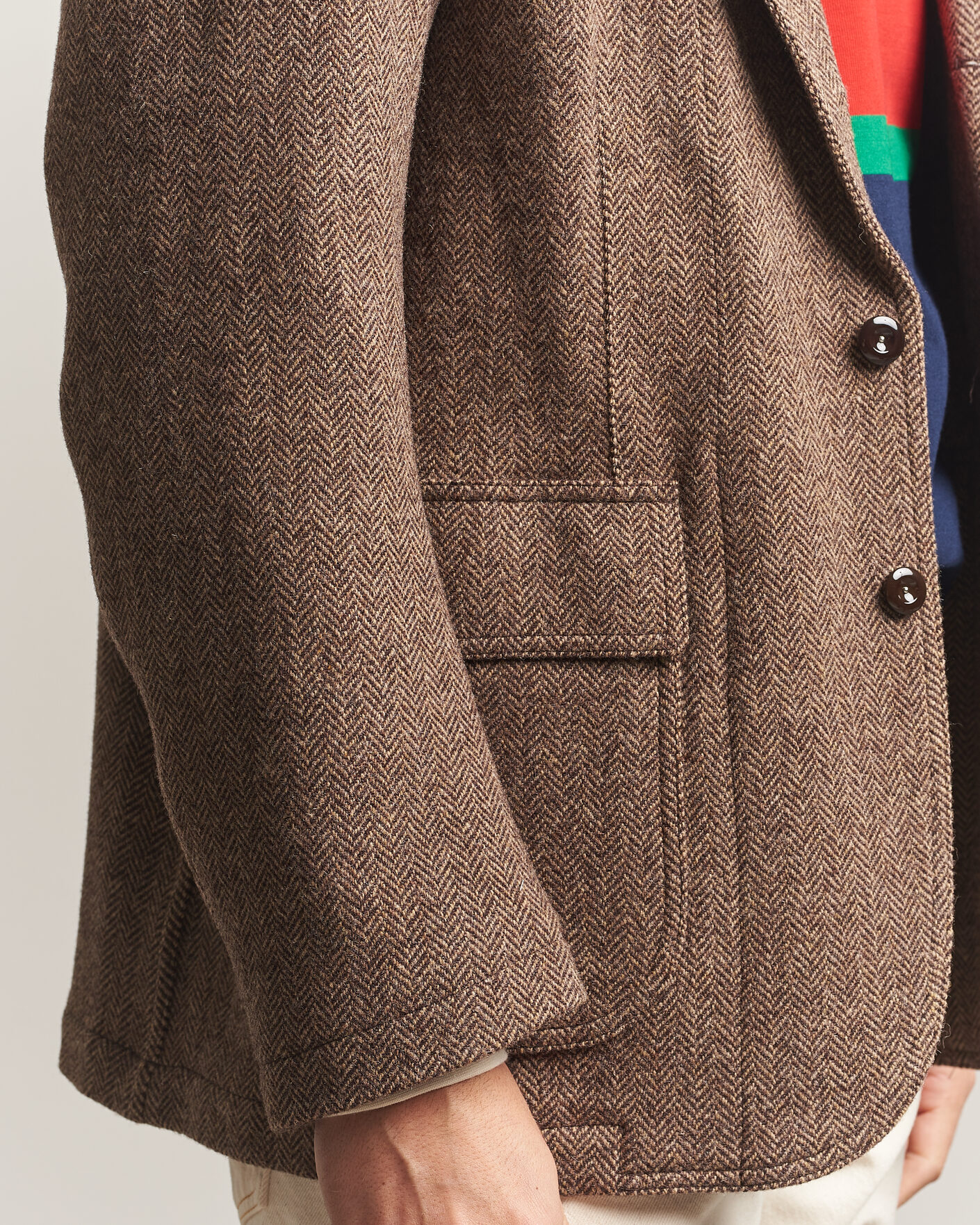Mies | Pikkutakit | Drake's | MKVII Tweed Herringbone Games Blazer Brown