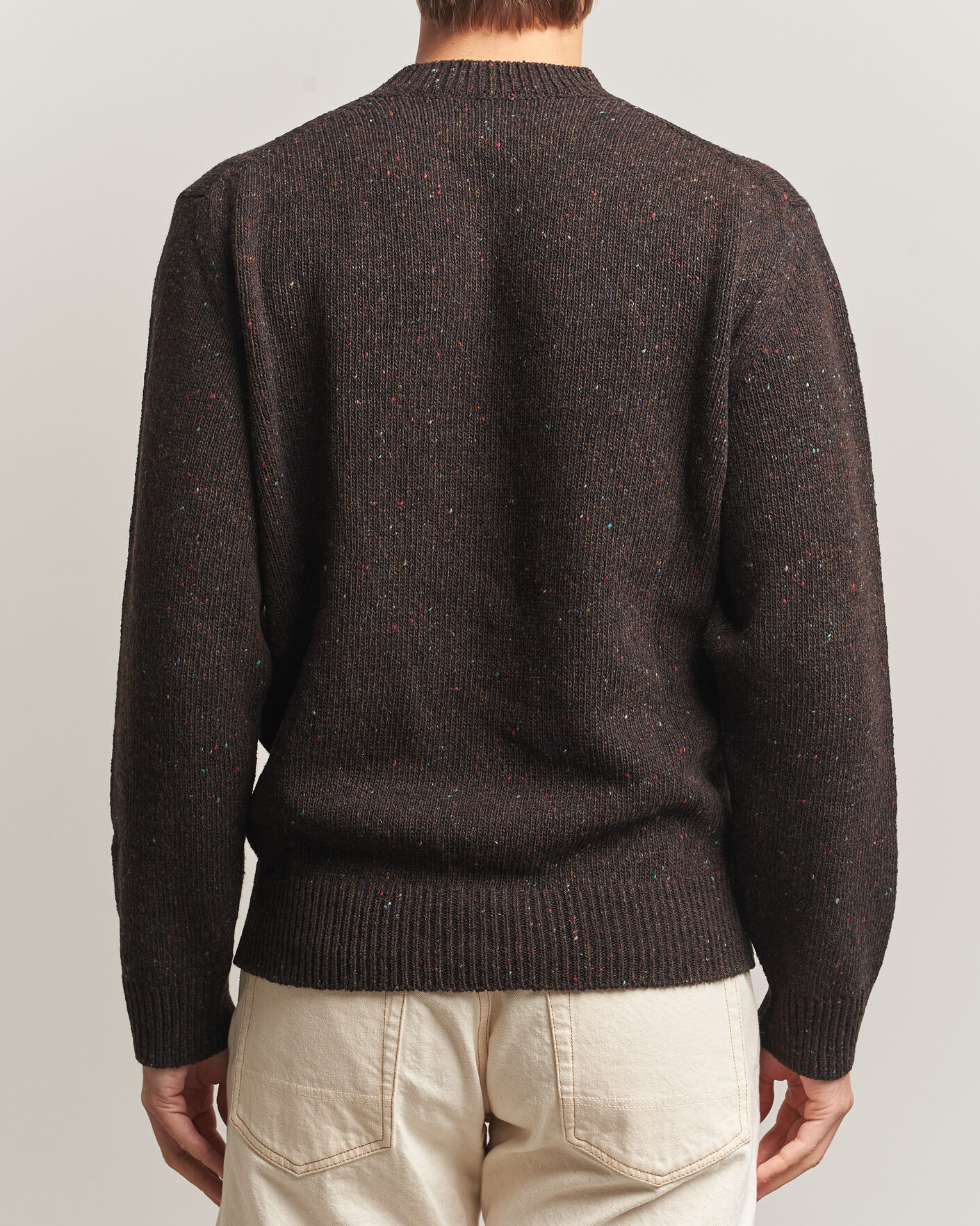 Mies | Puserot | Drake's | Donegal Crewneck Brown
