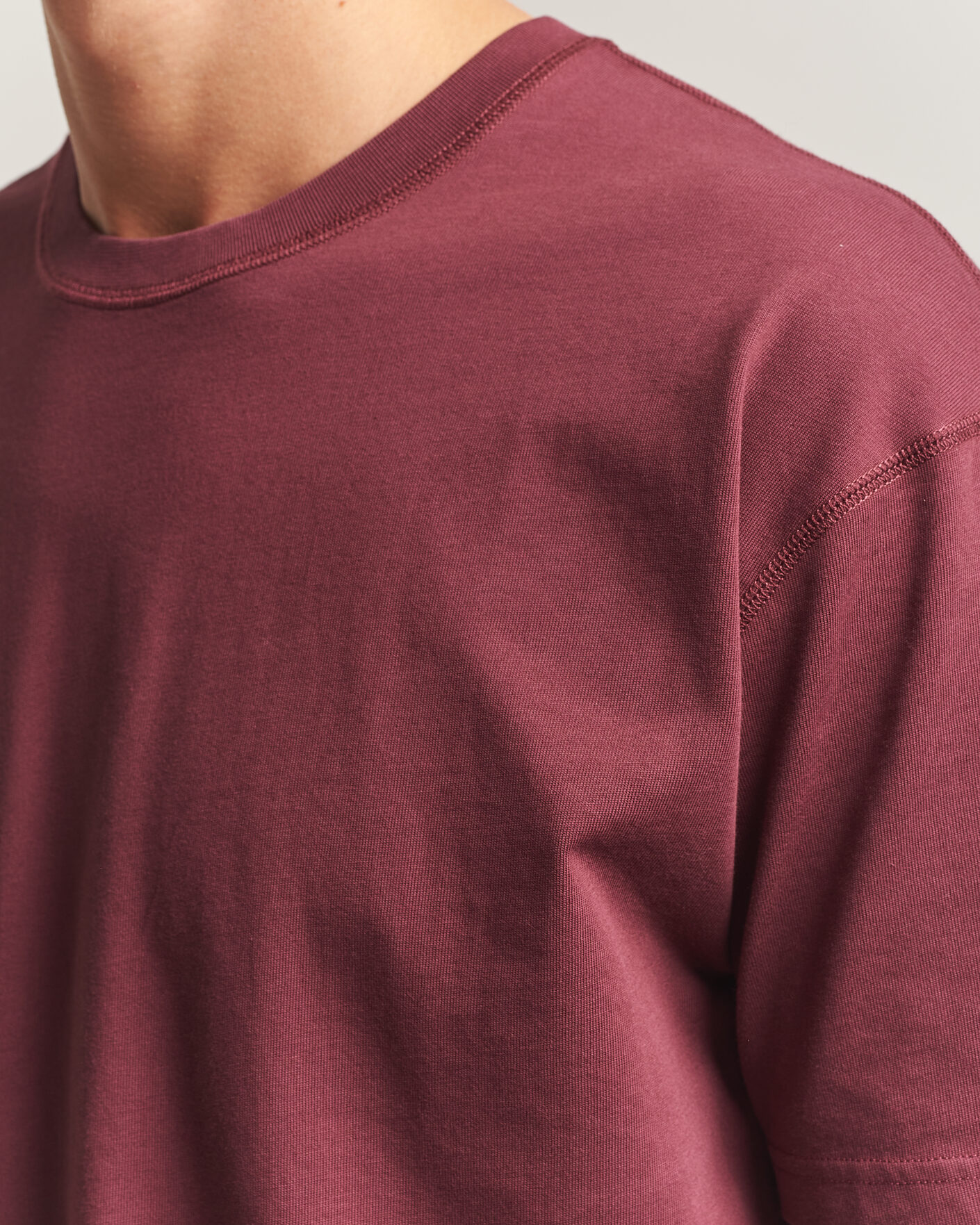 Mies | T-paidat | Drake's | O´Clock Back Print Hiking T-Shirt Dark Plum