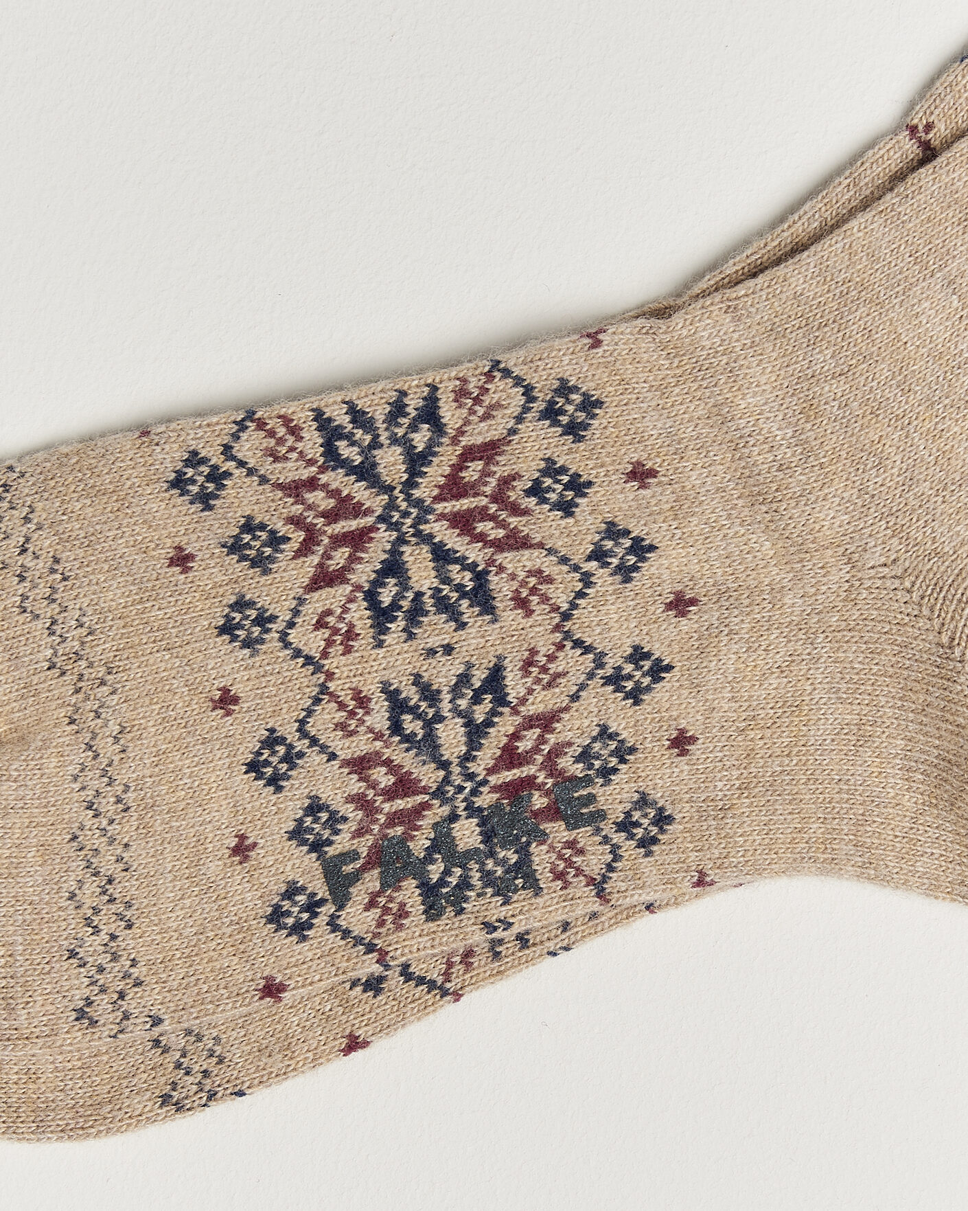 Mies | Alusvaatteet | Falke | Sky Limit Fairisle Socks Beige Melange