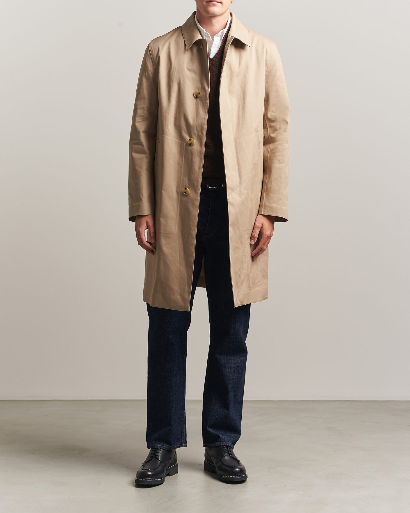 Mies | Takit | Mackintosh | Dunkeld Car Coat Fawn