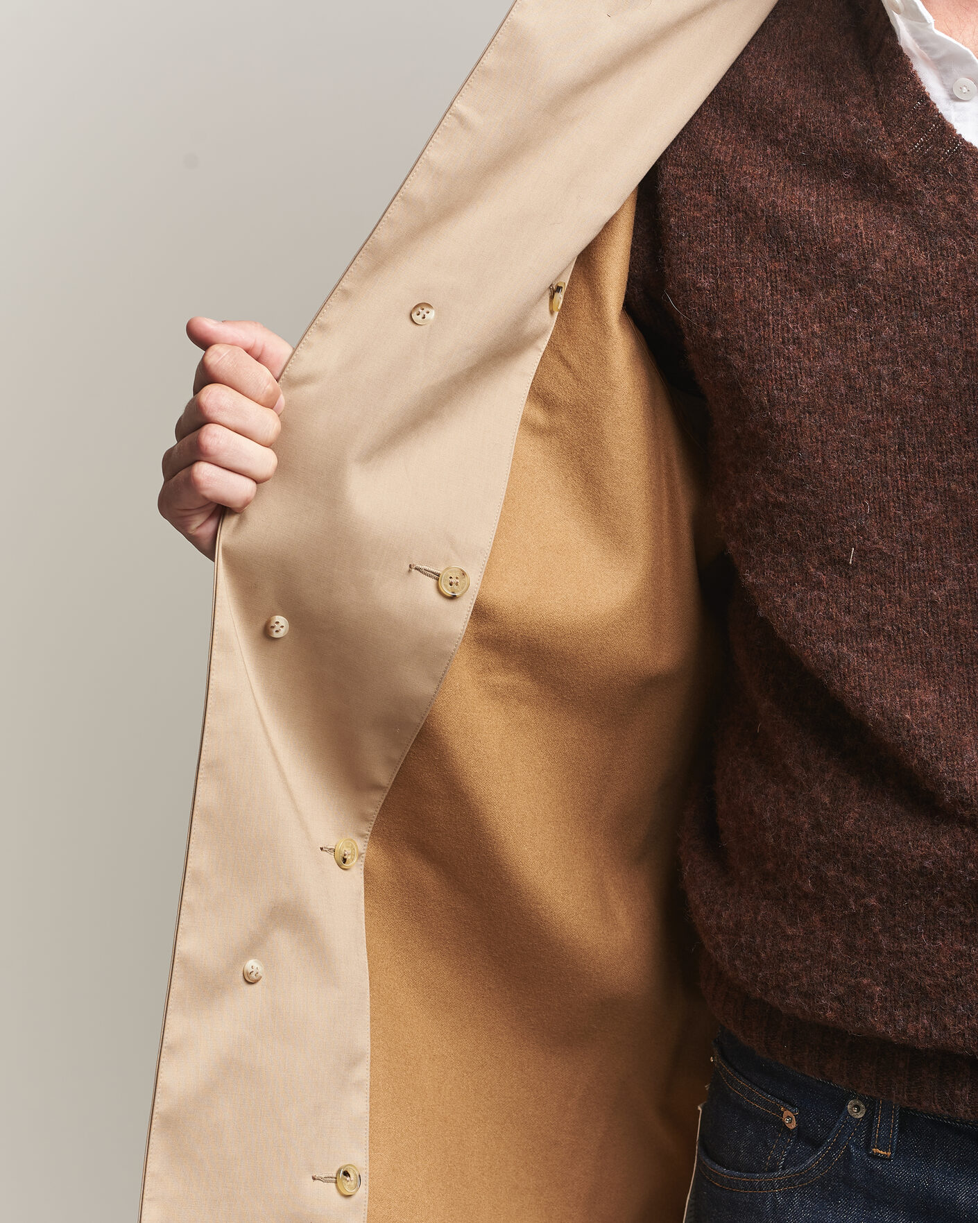 Mies | Takit | Mackintosh | Dunkeld Car Coat Fawn