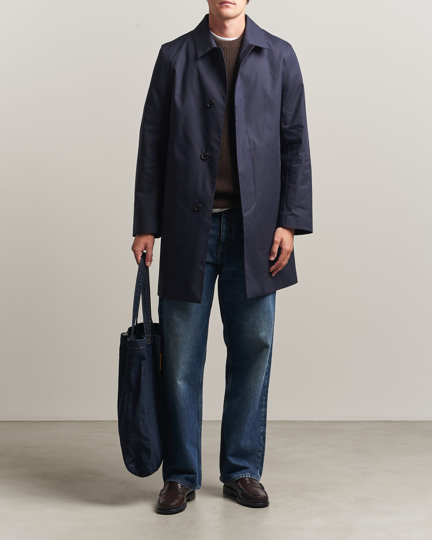Mies | Takit | Mackintosh | Dunoon Car Coat Navy