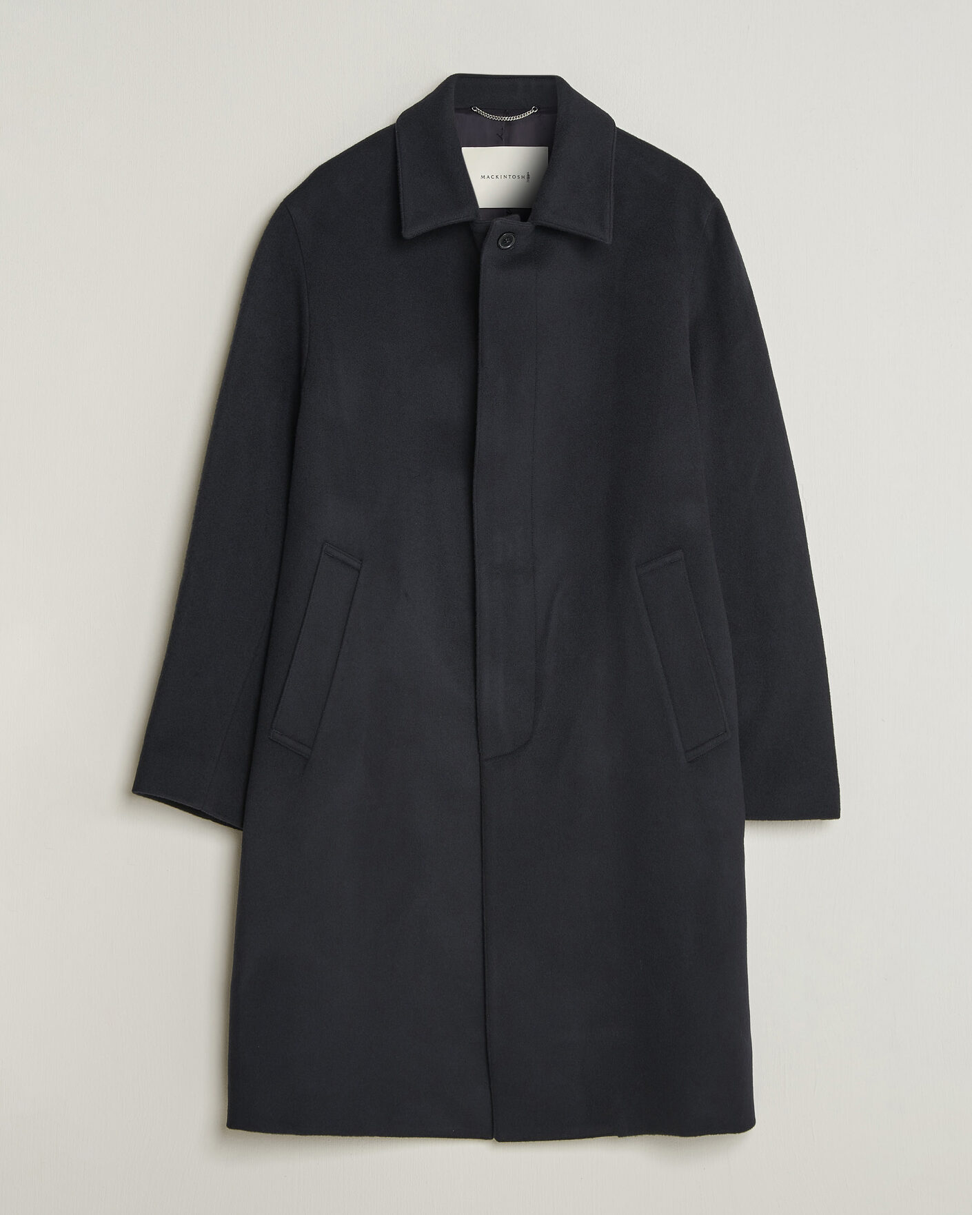 Mies | Takit | Mackintosh | Dunkeld Wool/Cashmere Coat Navy