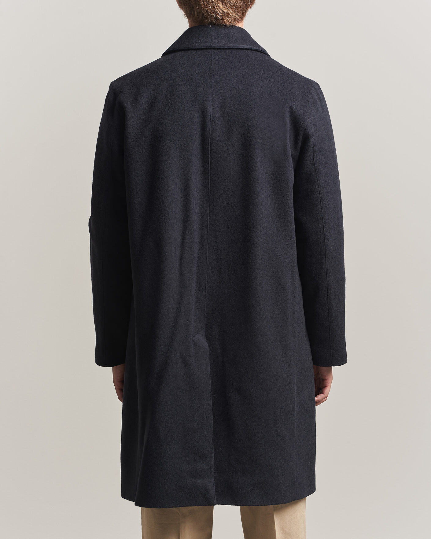 Mies | Takit | Mackintosh | Dunkeld Wool/Cashmere Coat Navy