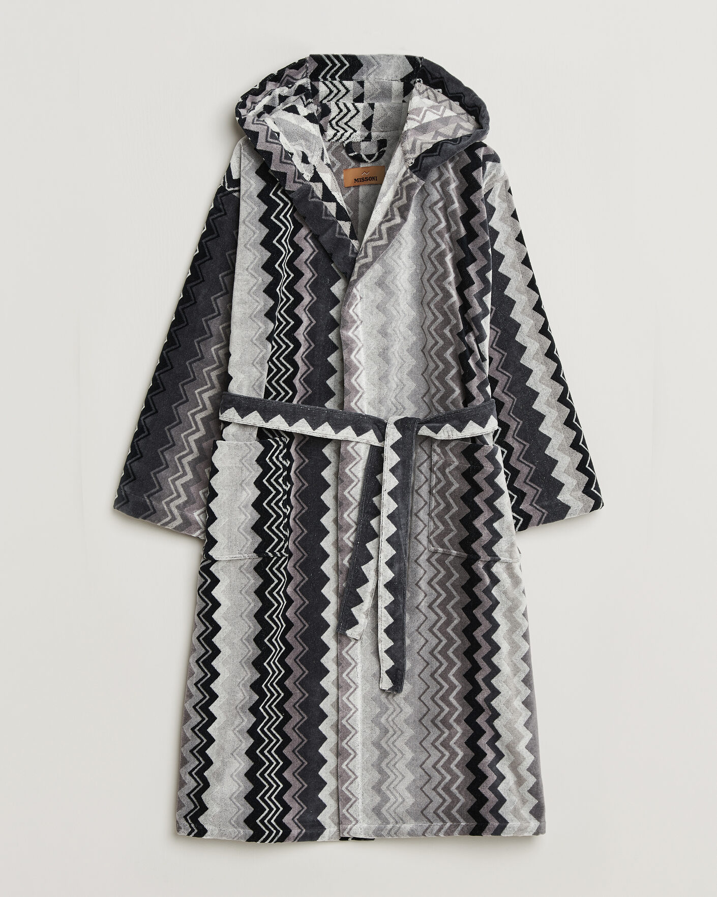 Mies | Yöpuvut ja kylpytakit | Missoni Home | Giacomo Hooded Bathrobe Multi Black