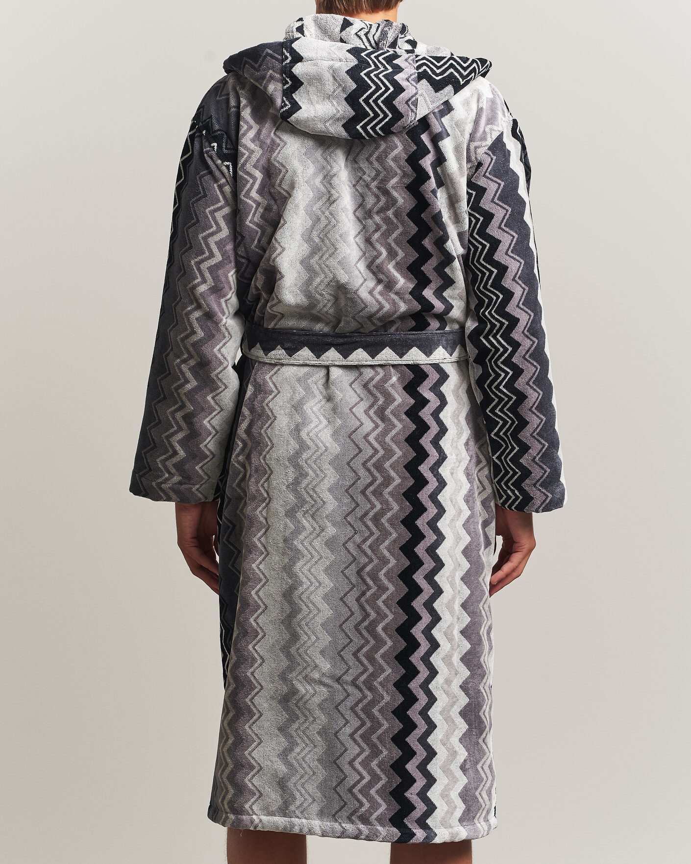 Mies | Yöpuvut ja kylpytakit | Missoni Home | Giacomo Hooded Bathrobe Multi Black