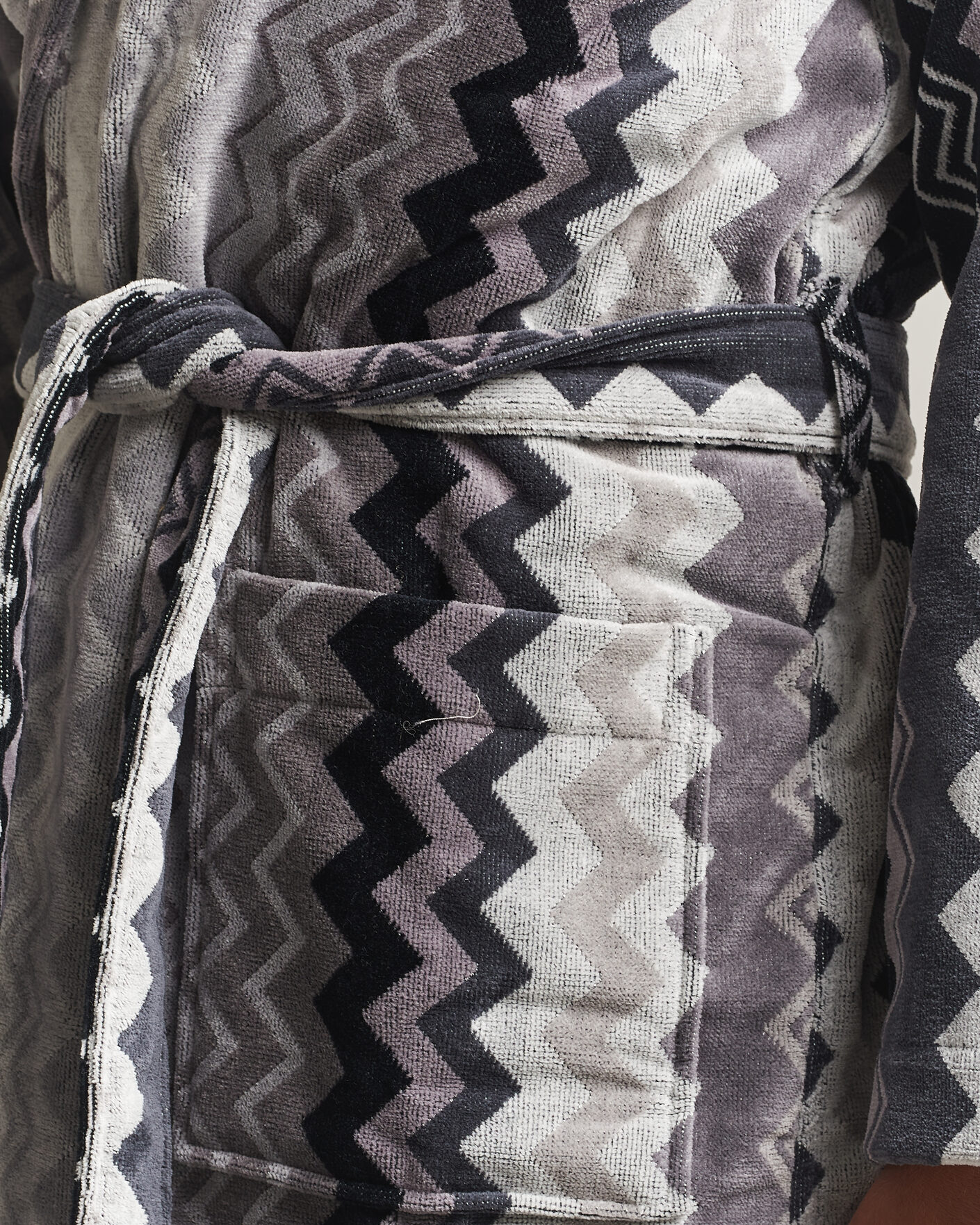 Mies | Yöpuvut ja kylpytakit | Missoni Home | Giacomo Hooded Bathrobe Multi Black