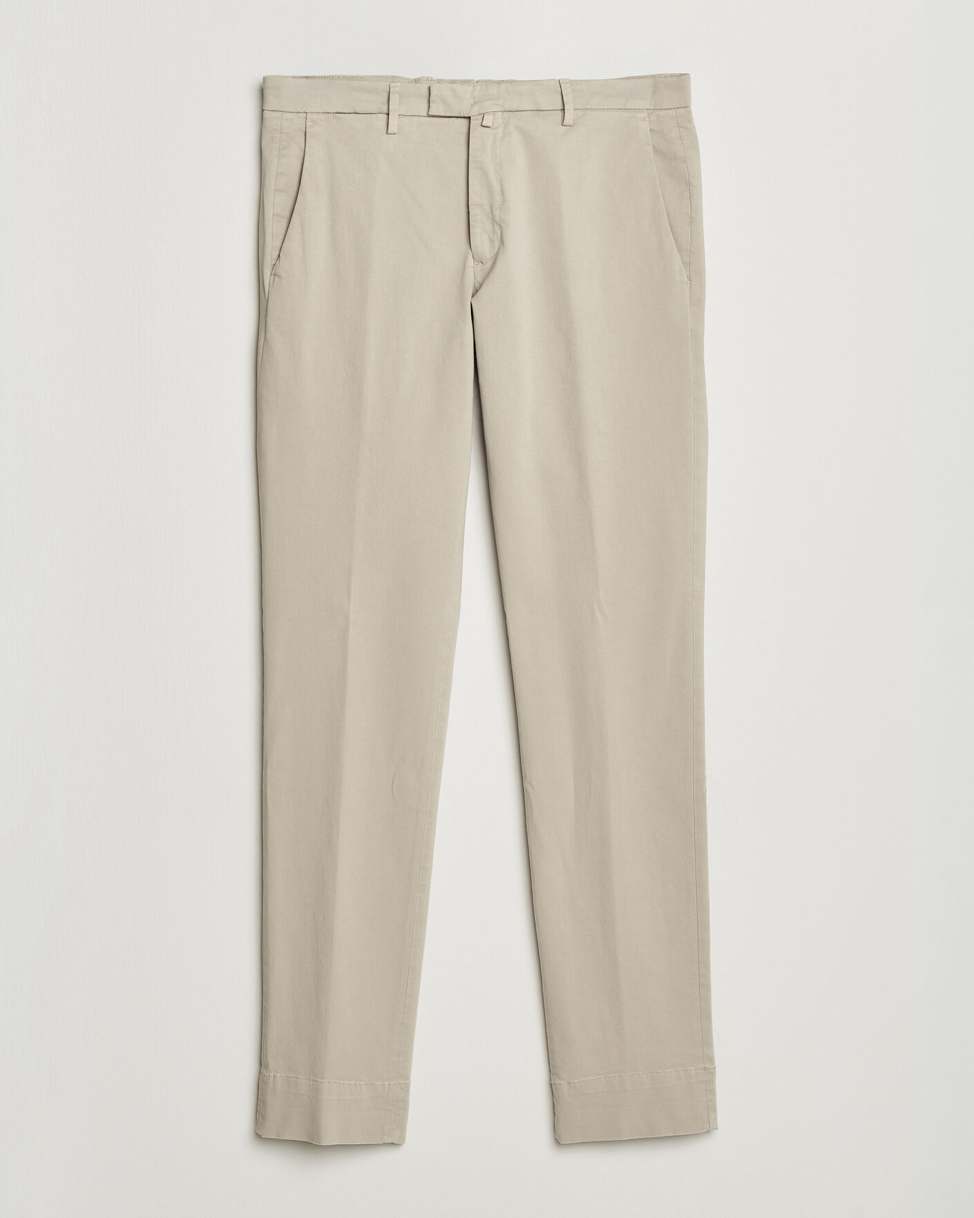Mies | Housut | Briglia 1949 | Slim Fit Cotton Stretch Trousers Beige
