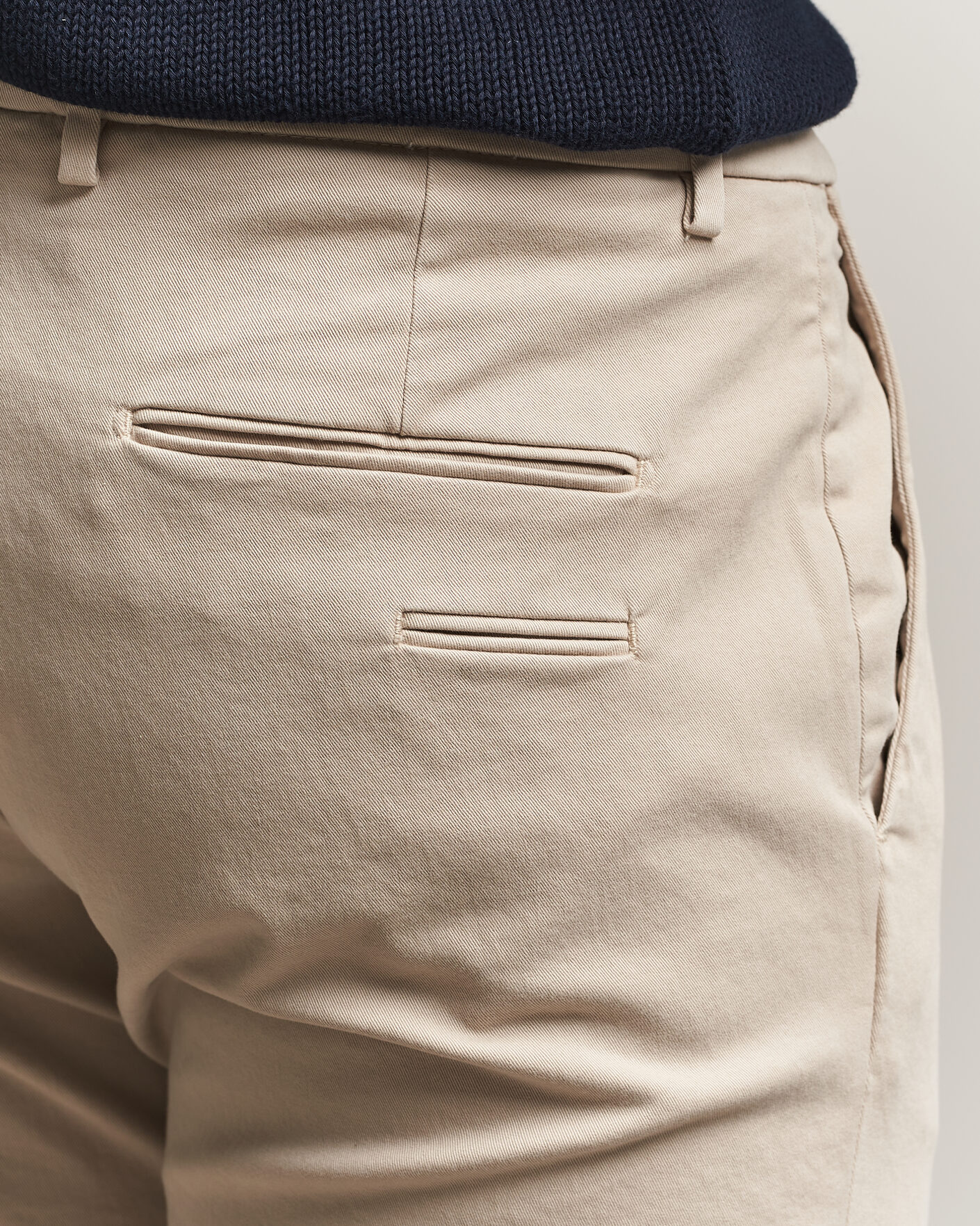 Mies | Housut | Briglia 1949 | Slim Fit Cotton Stretch Trousers Beige