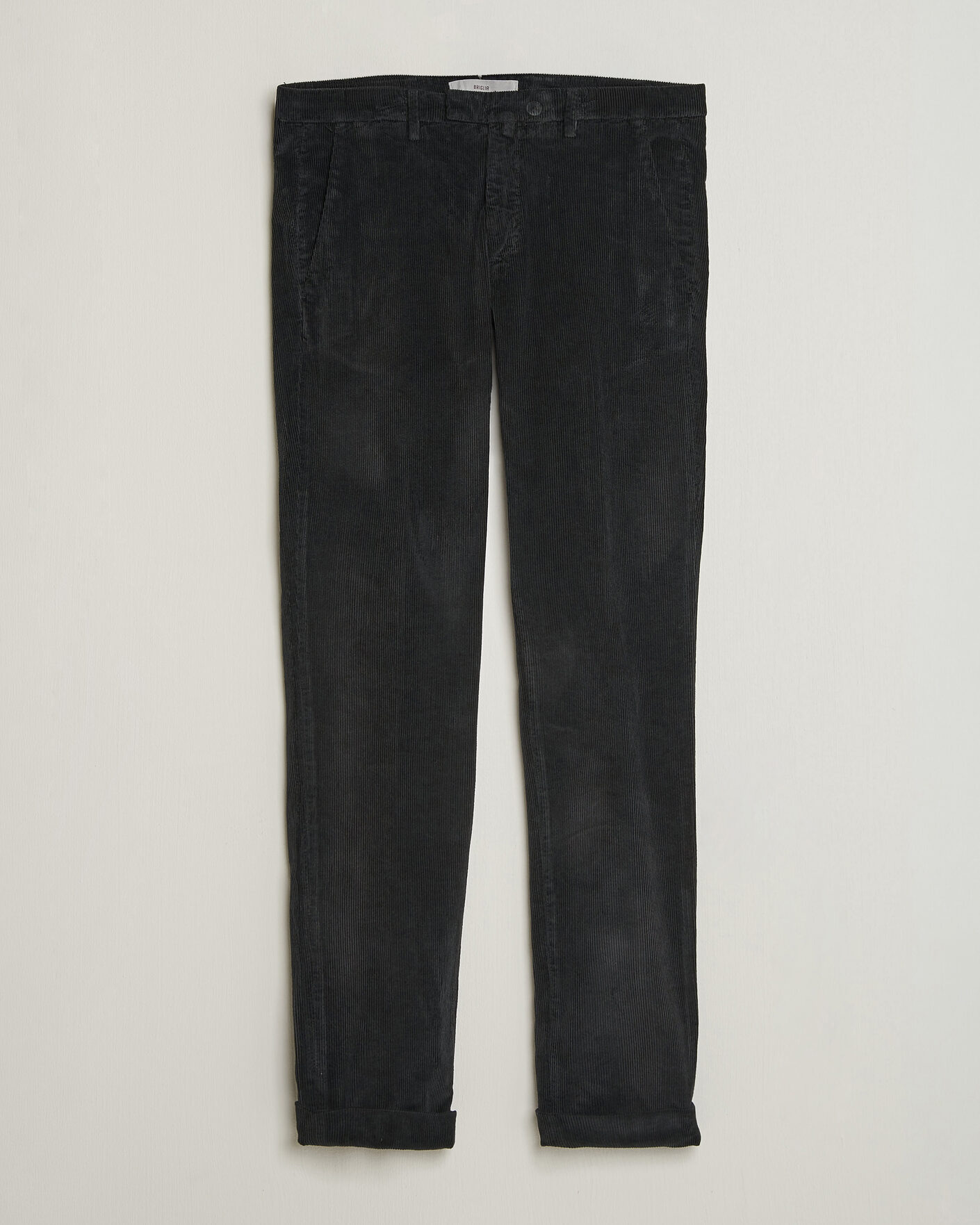 Mies | Housut | Briglia 1949 | Slim Fit Corduroy Trousers Black