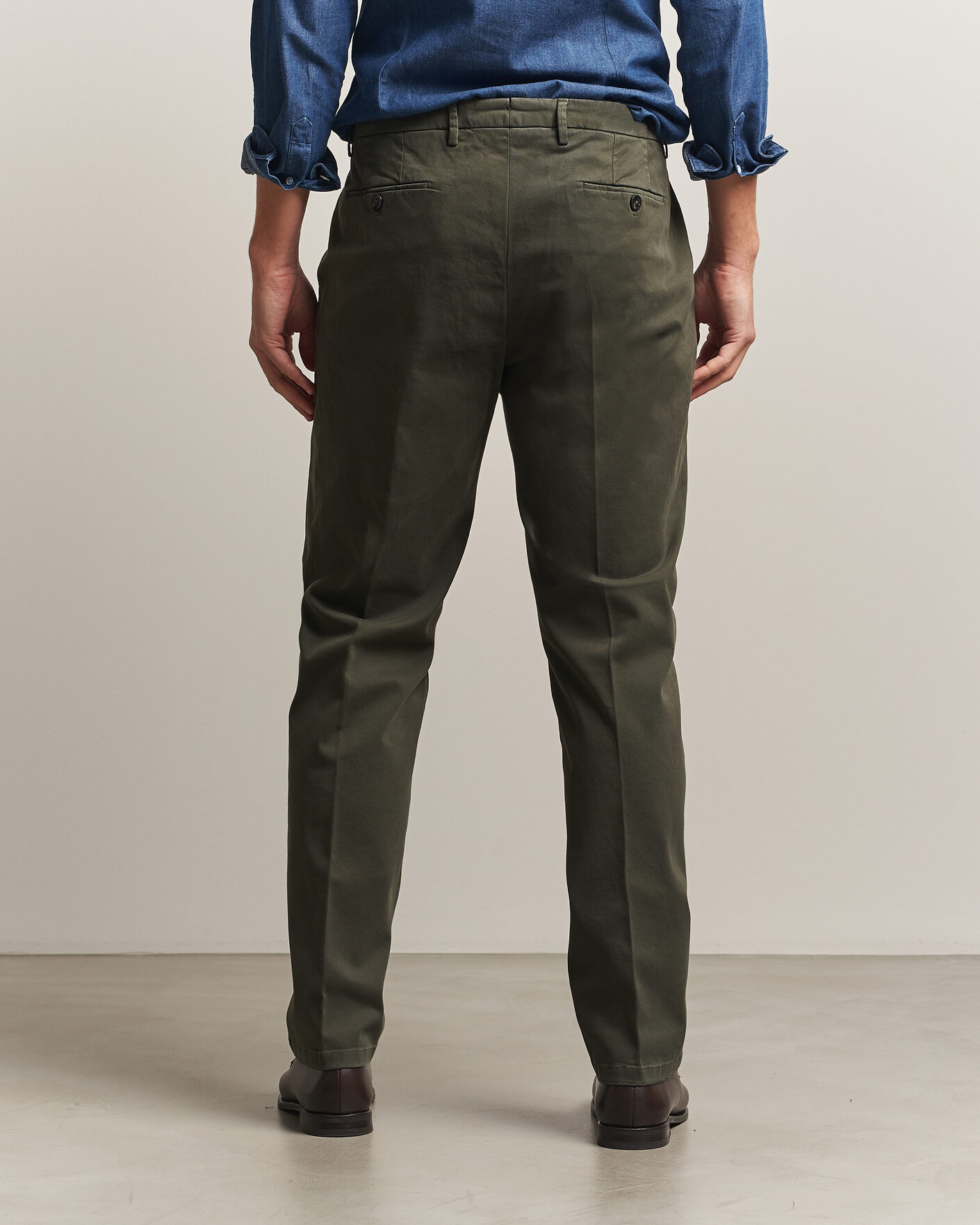 Mies | Housut | Briglia 1949 | Soho Tailored Easy Fit Chino Olive