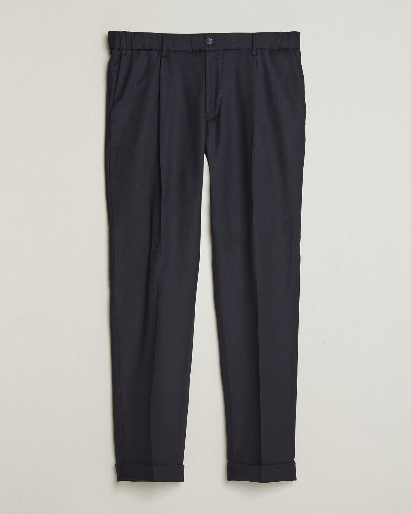 Mies | Housut | Briglia 1949 | Isola Stretch Flannel Trousers Navy