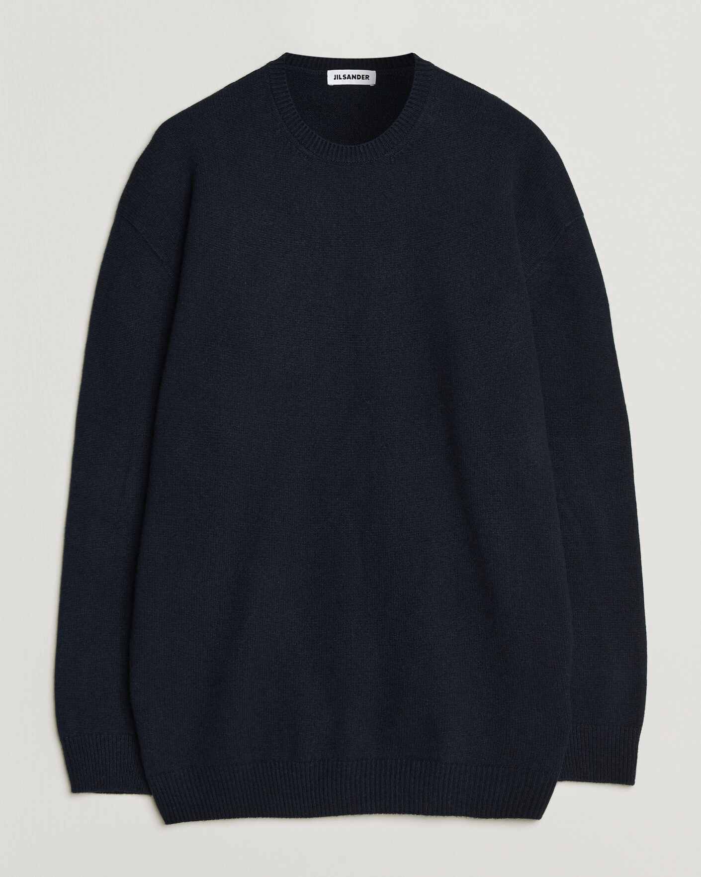 Mies | Puserot | Jil Sander | Wool/Cashmere Seamless Sweater Navy