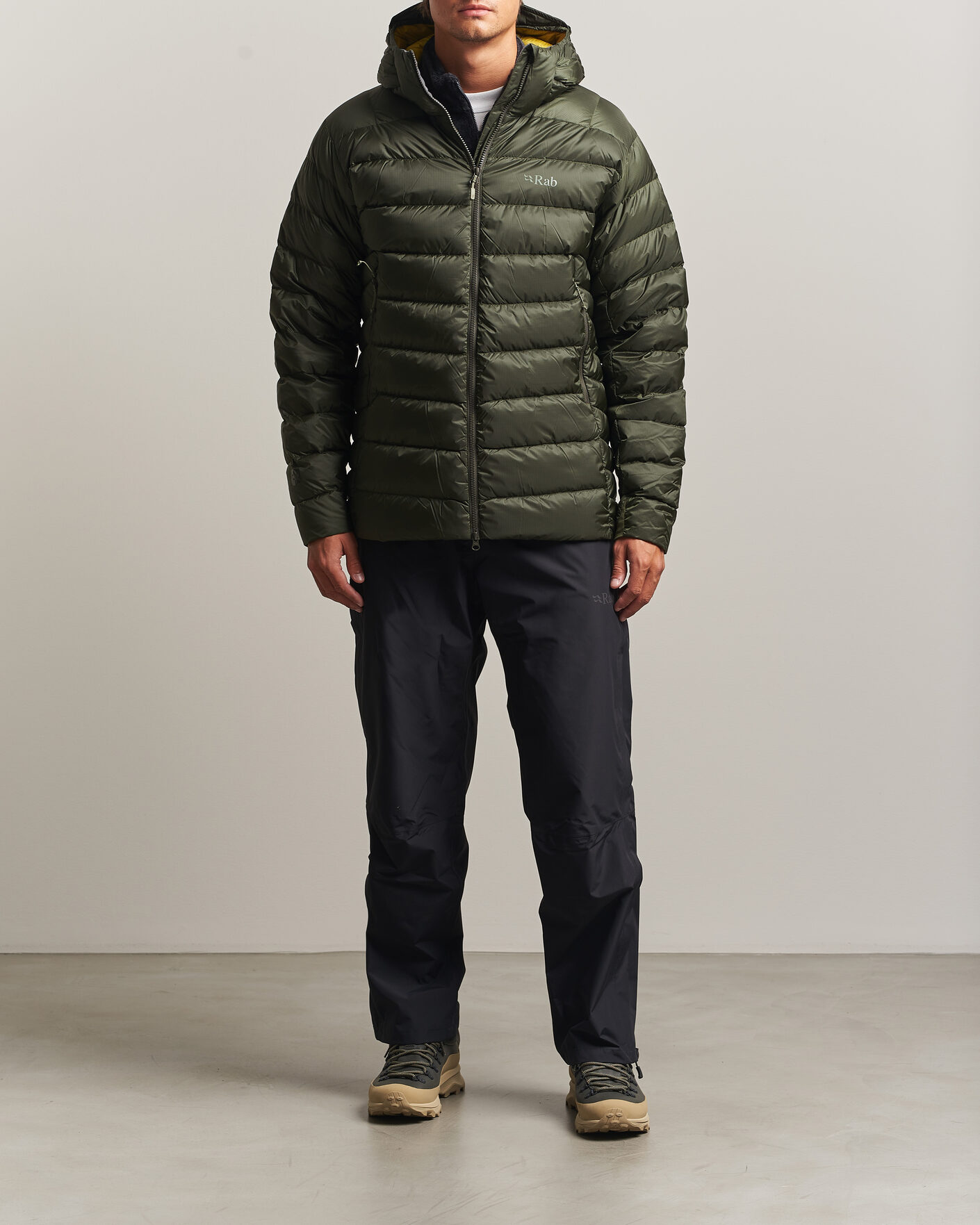 Mies | Takit | Rab | Electron Pro Hoody Mid Down Jacket Army
