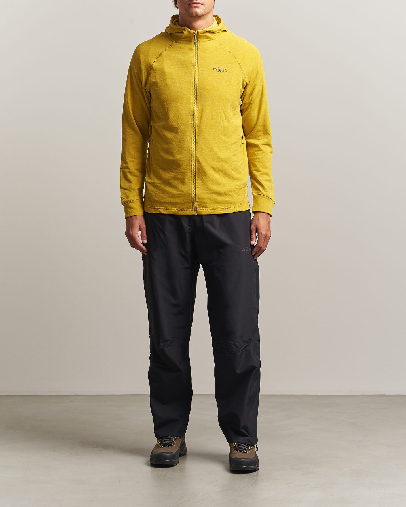 Mies | Puserot | Rab | Nexus Lightweight Hoody Dark Pollen