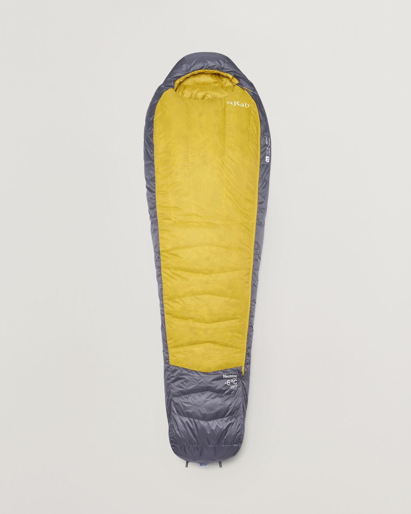 Mies | Outdoor living | Rab | Neutrino -6C Sleeping Bag Regular Graphene/Dark Pollen
