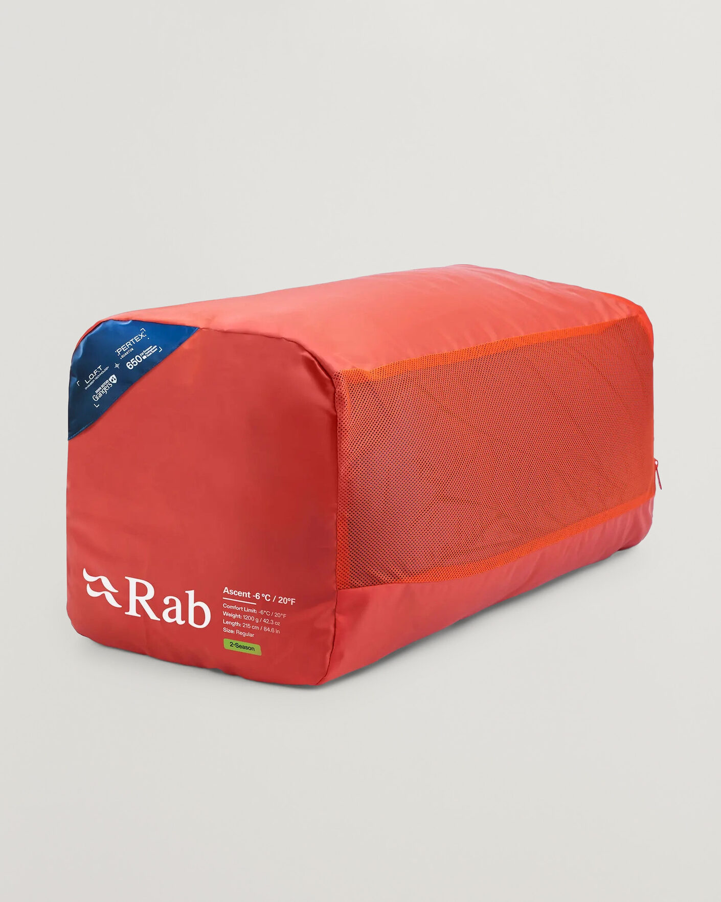 Mies | Outdoor living | Rab | Ascent -6 Sleeping Bag Regular Tempest Blue/Maya Blue