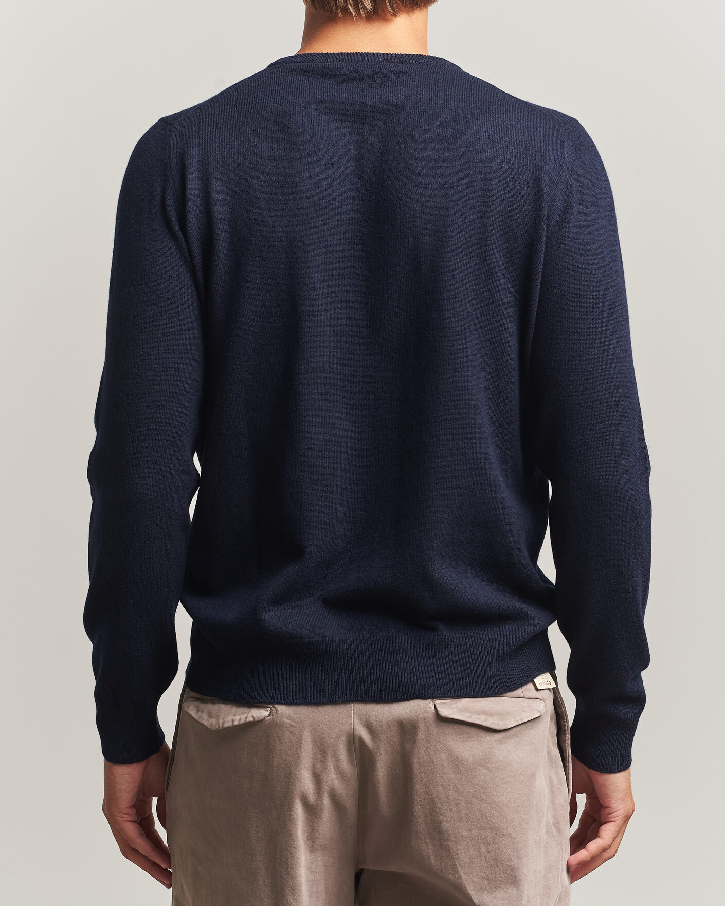Mies | Puserot | Gran Sasso | Wool/Cashmere Crew Neck Navy