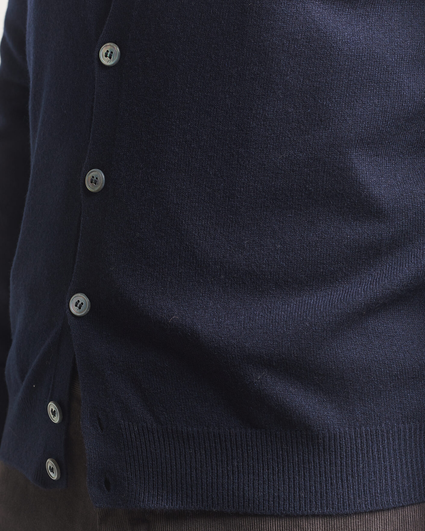 Mies | Puserot | Gran Sasso | Wool/Cashmere Cardigan Navy