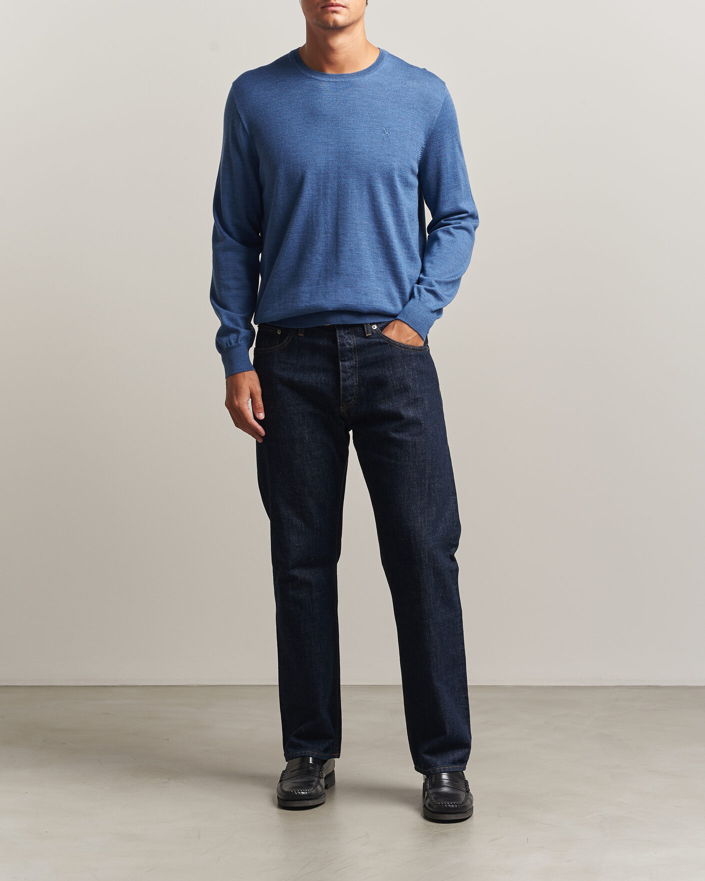 Mies | Puserot | Polo Ralph Lauren | Long Sleeve Pullover Clarity Blue