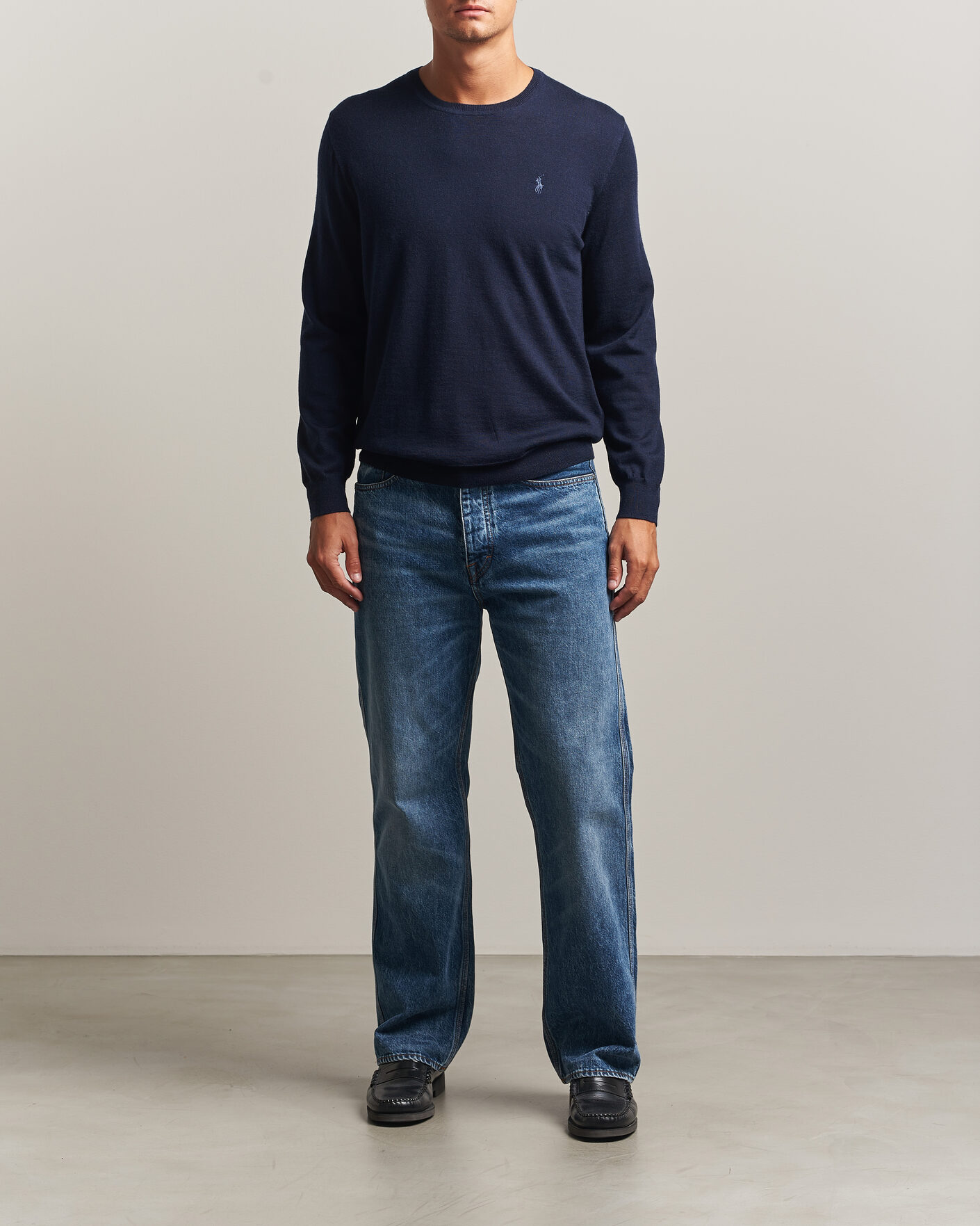 Mies | Puserot | Polo Ralph Lauren | Long Sleeve Pullover Hunter Navy